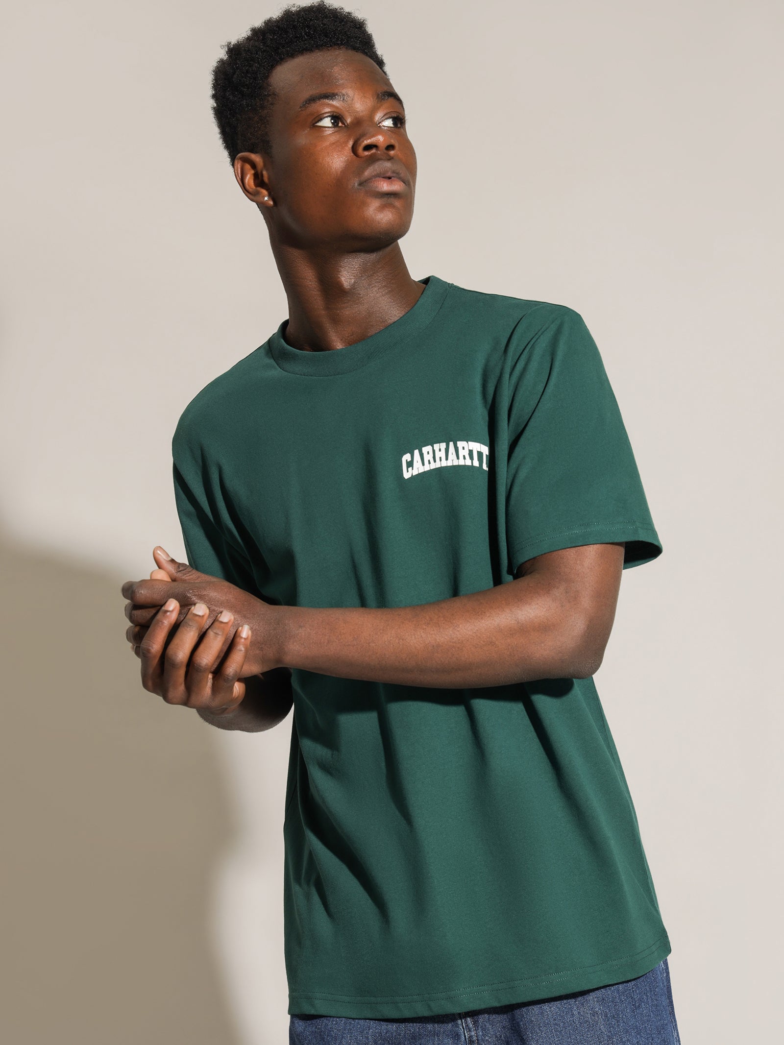 Short Sleeve University Script T-Shirt