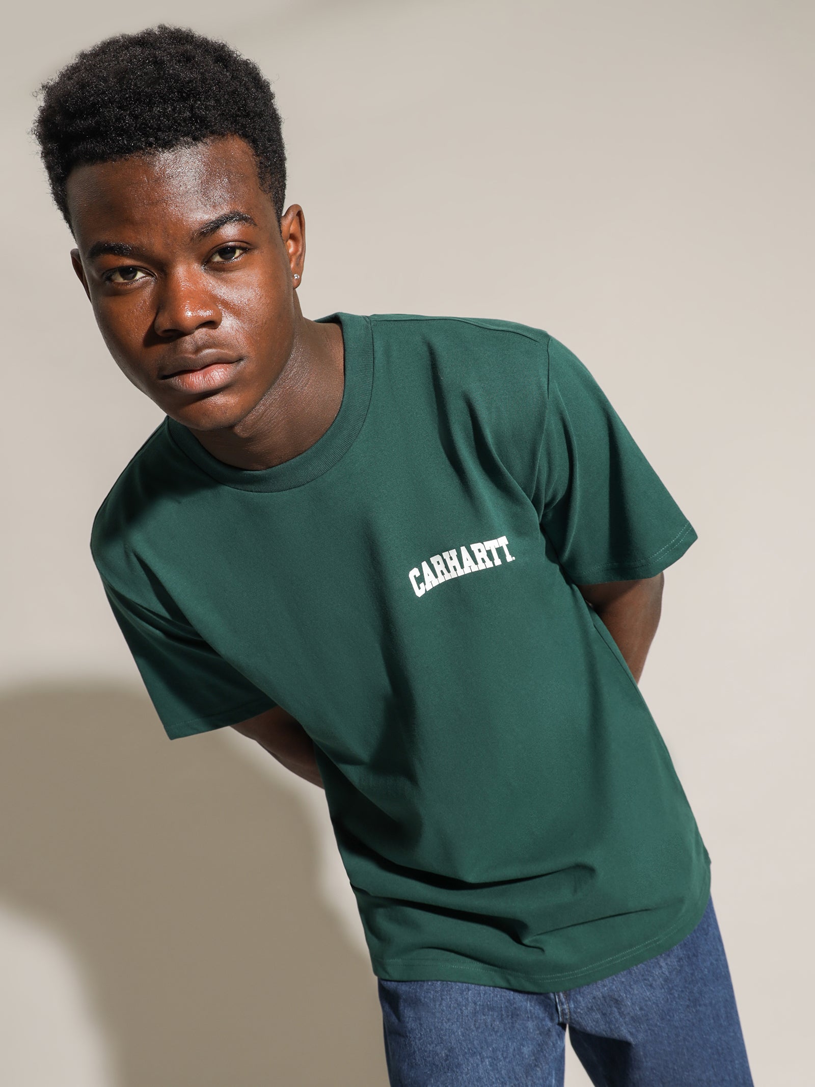 Short Sleeve University Script T-Shirt