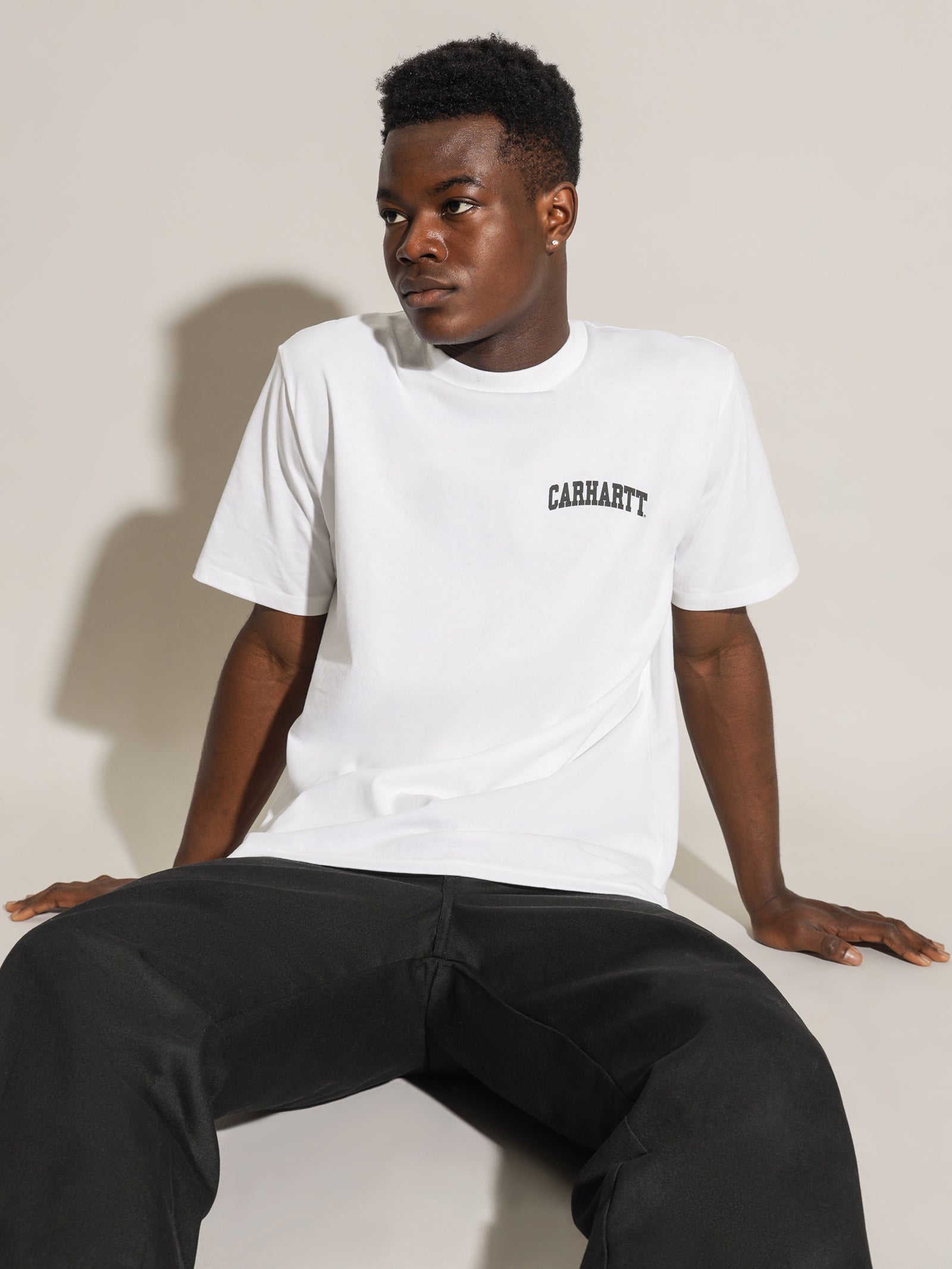 Short Sleeve University Script T-Shirt