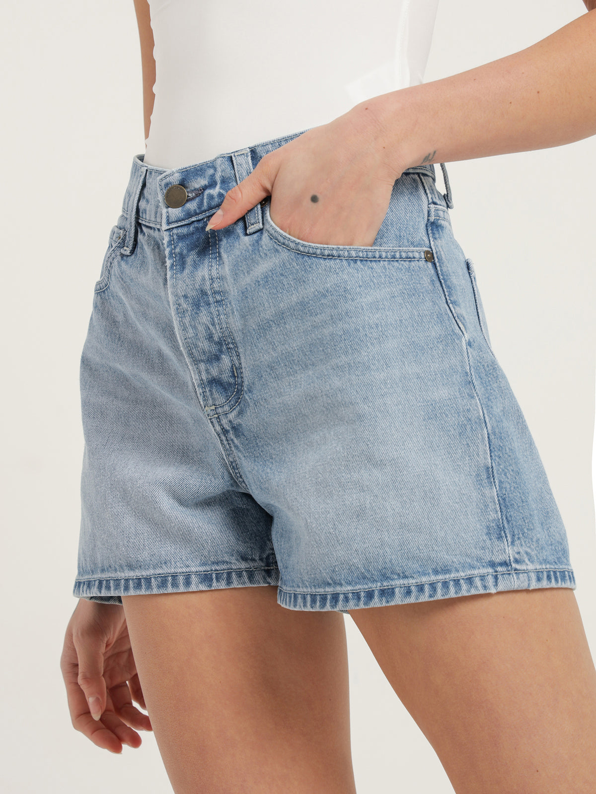 Agnes Shorts in Captivating Blue