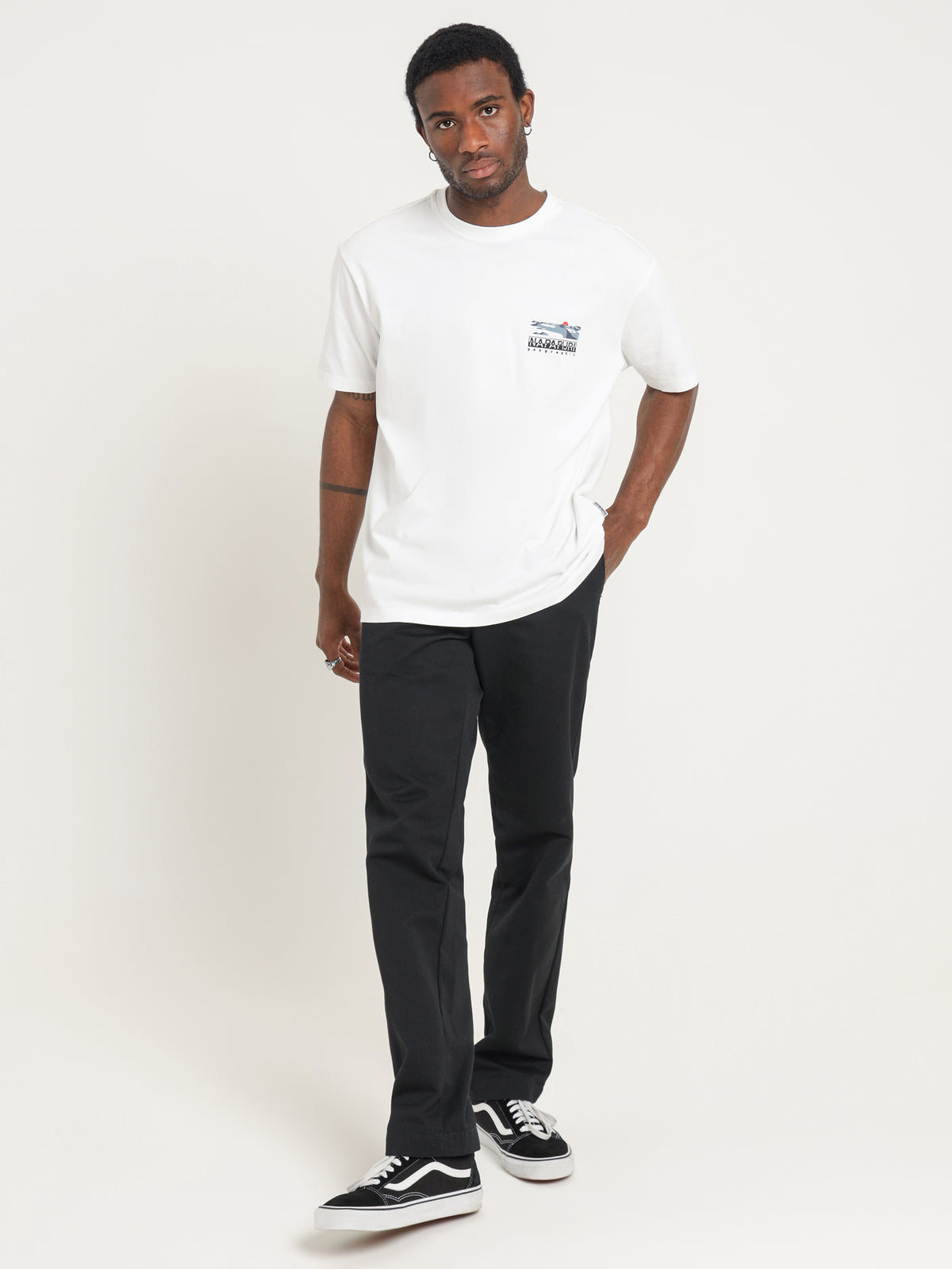 Napapijri Suar Graphic T-Shirt | F2E White Graph