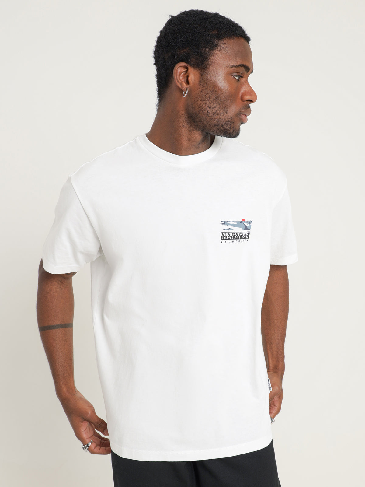 Napapijri Suar Graphic T-Shirt | F2E White Graph
