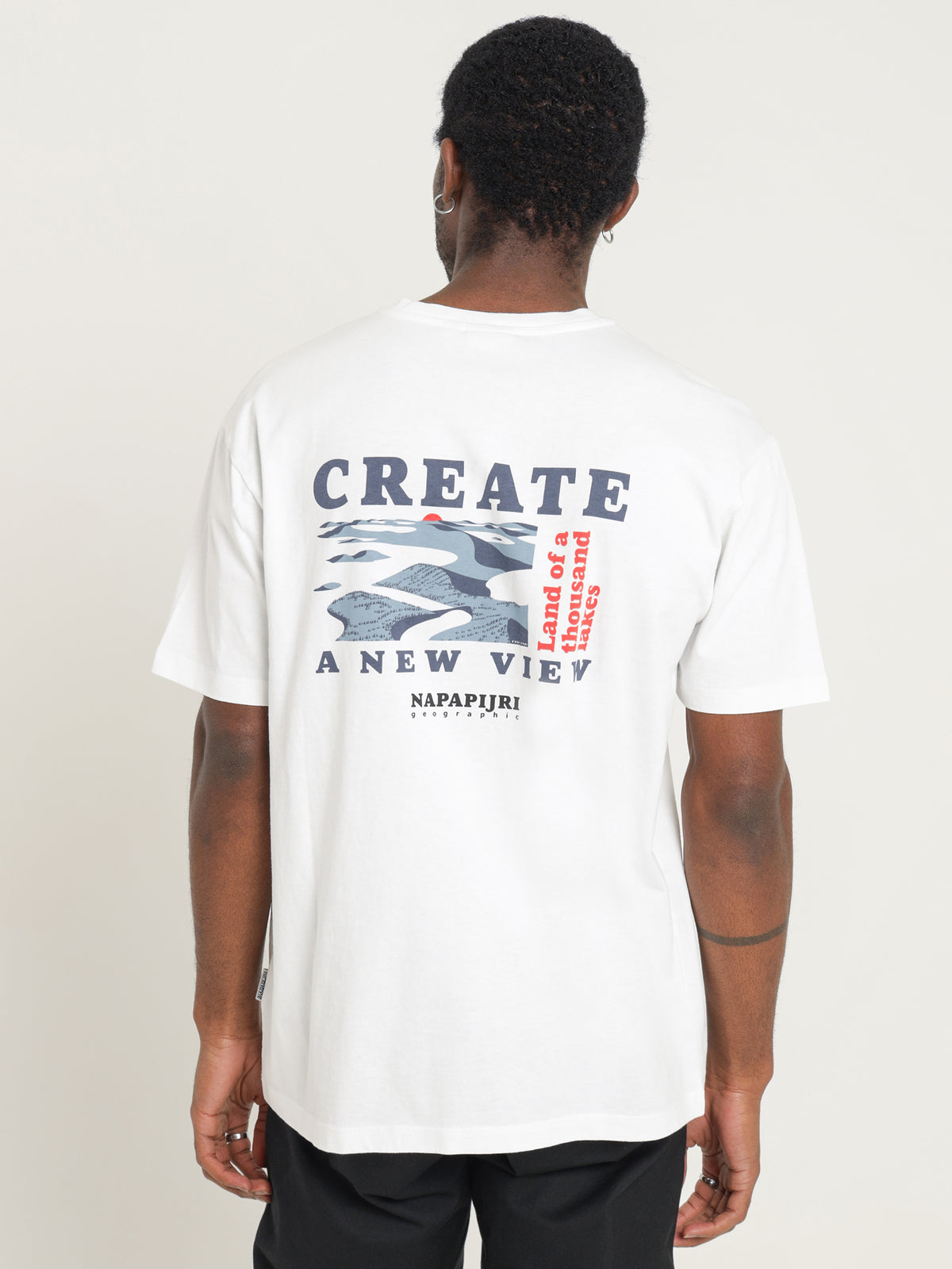 Napapijri Suar Graphic T-Shirt | F2E White Graph