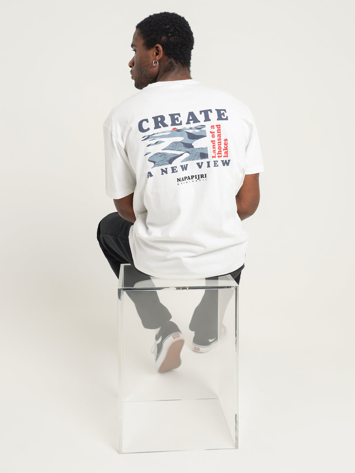 Napapijri Suar Graphic T-Shirt | F2E White Graph