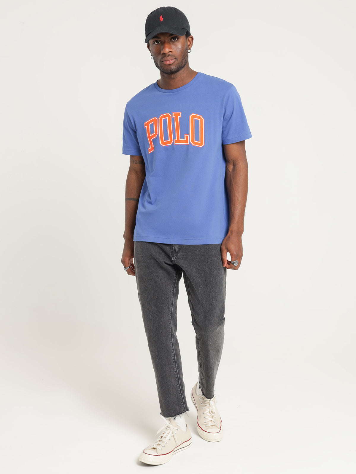Arch Logo T-Shirt in Liberty Blue