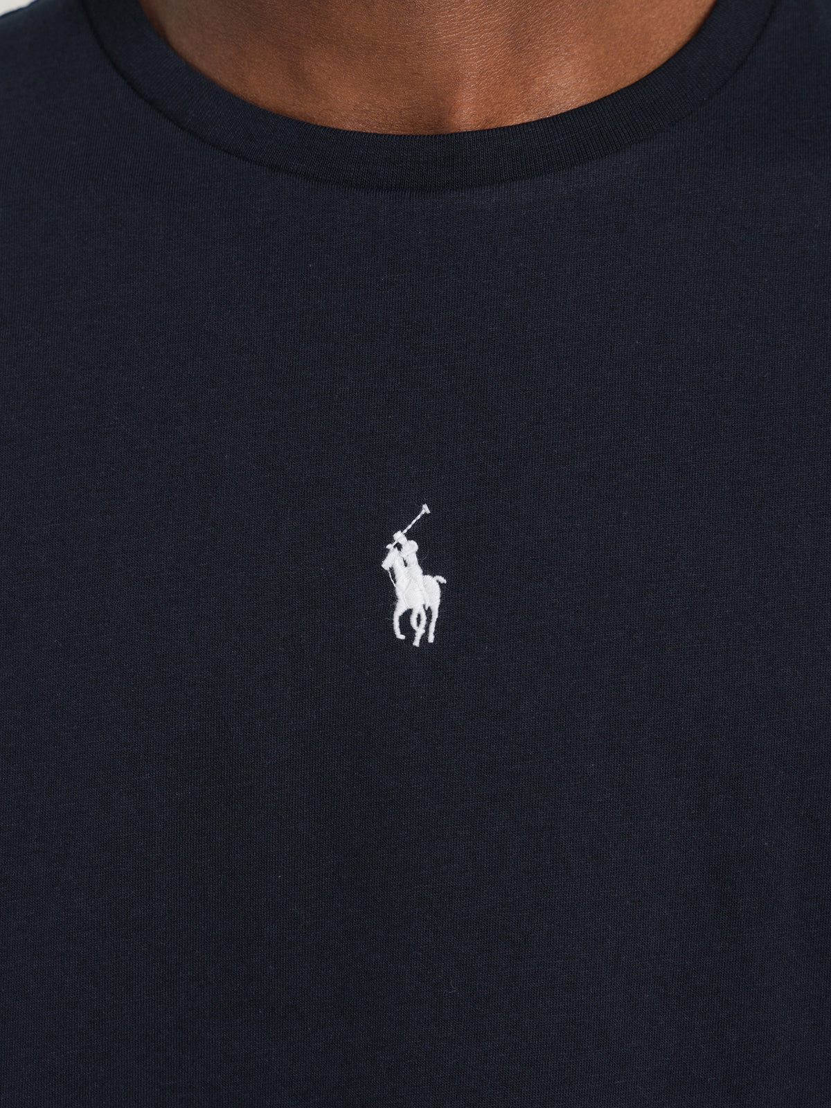 Centre Pony T-Shirt in Navy