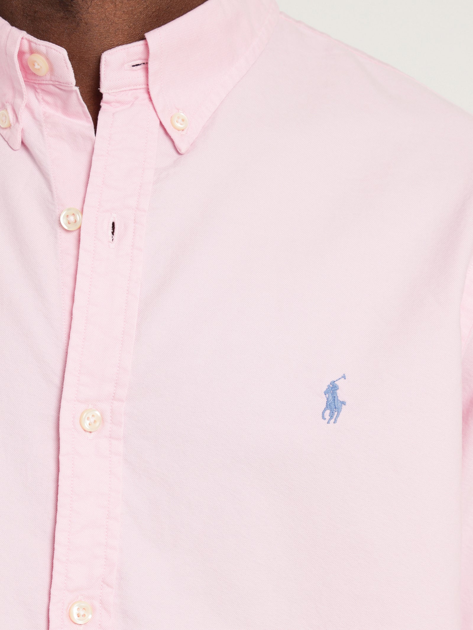 Button-Down Garment Dyed Slim Oxford Shirt