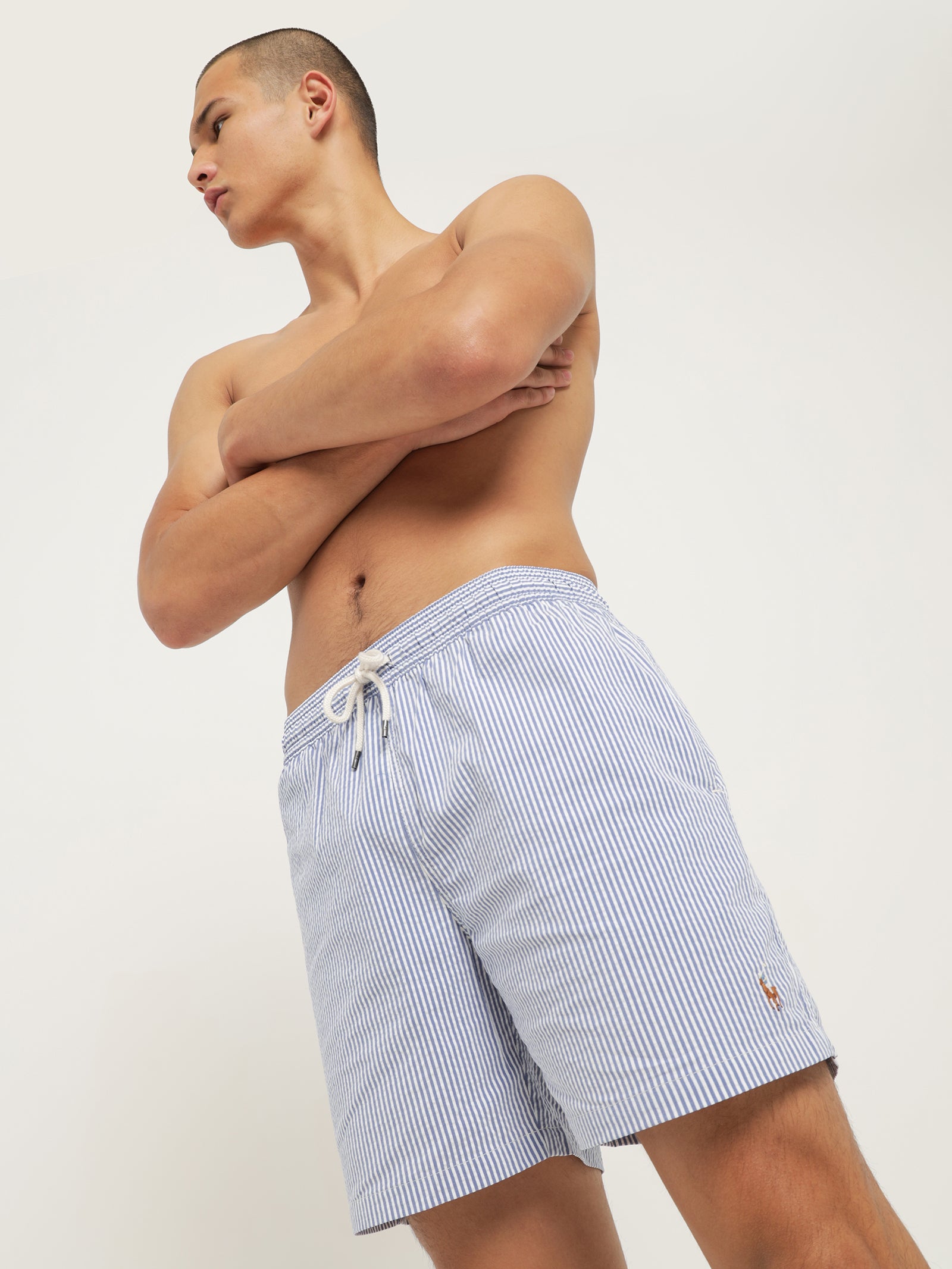 Striped Traveller Swim Shorts