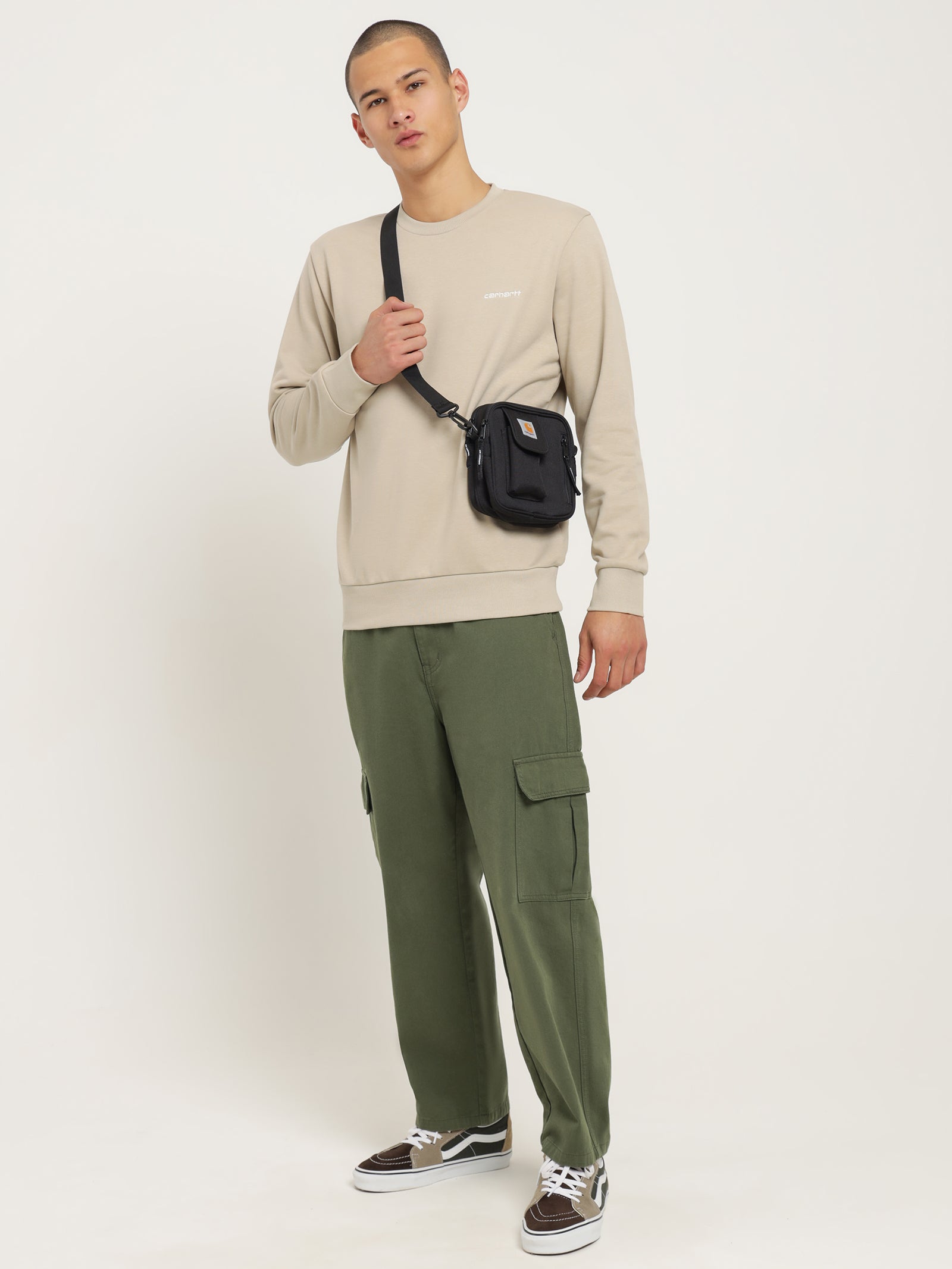 Script Embroidery Sweatshirt