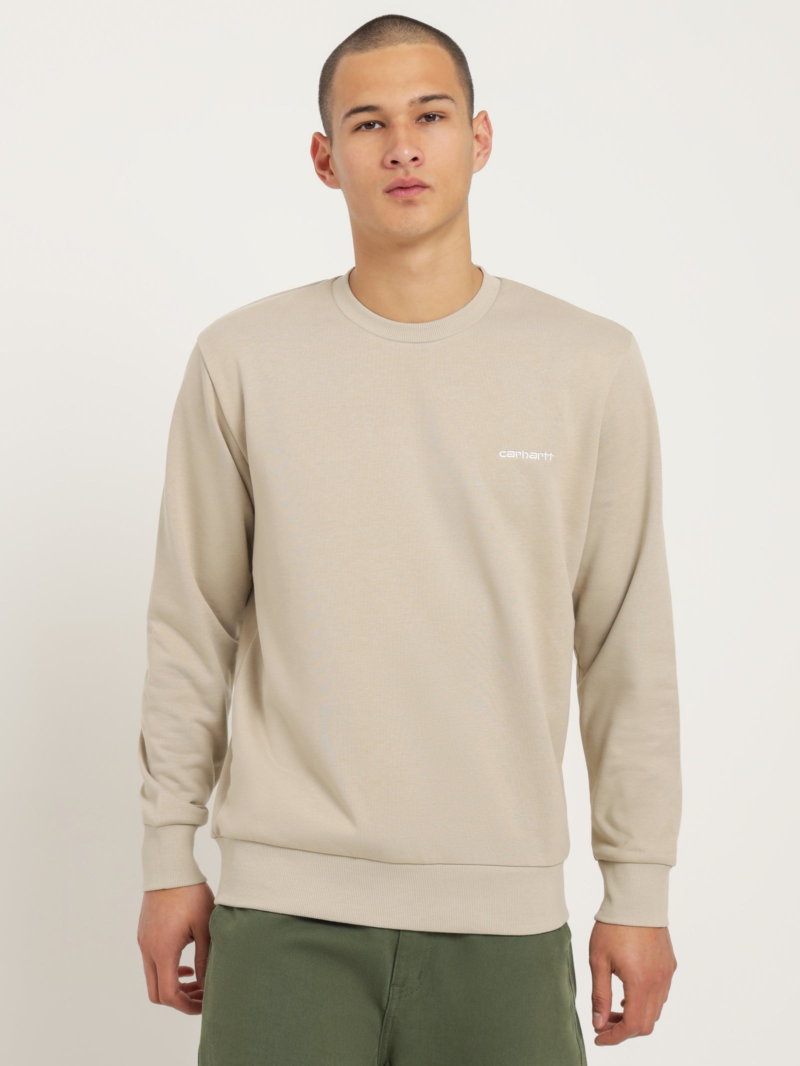 Script Embroidery Sweatshirt