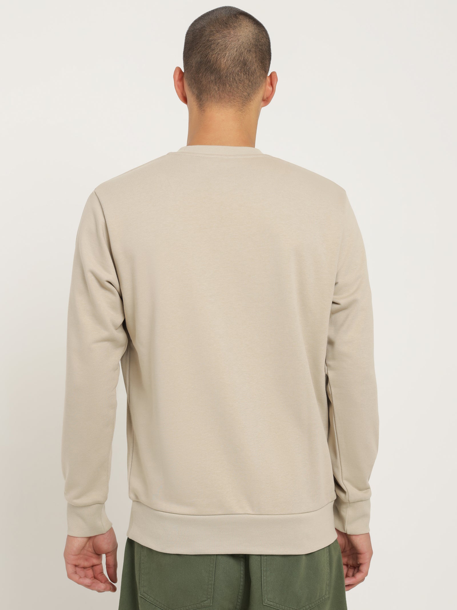 Script Embroidery Sweatshirt