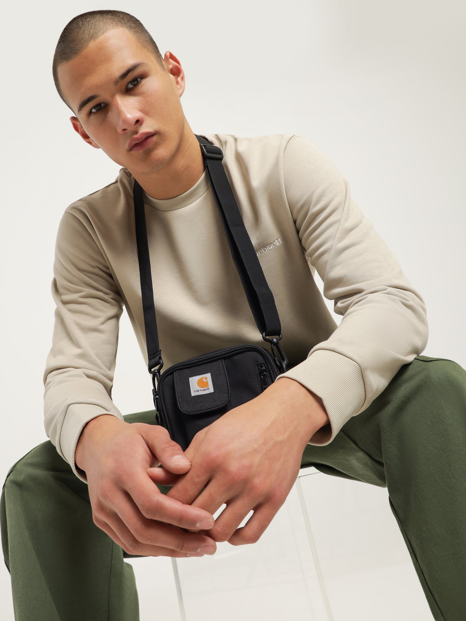 Script Embroidery Sweatshirt