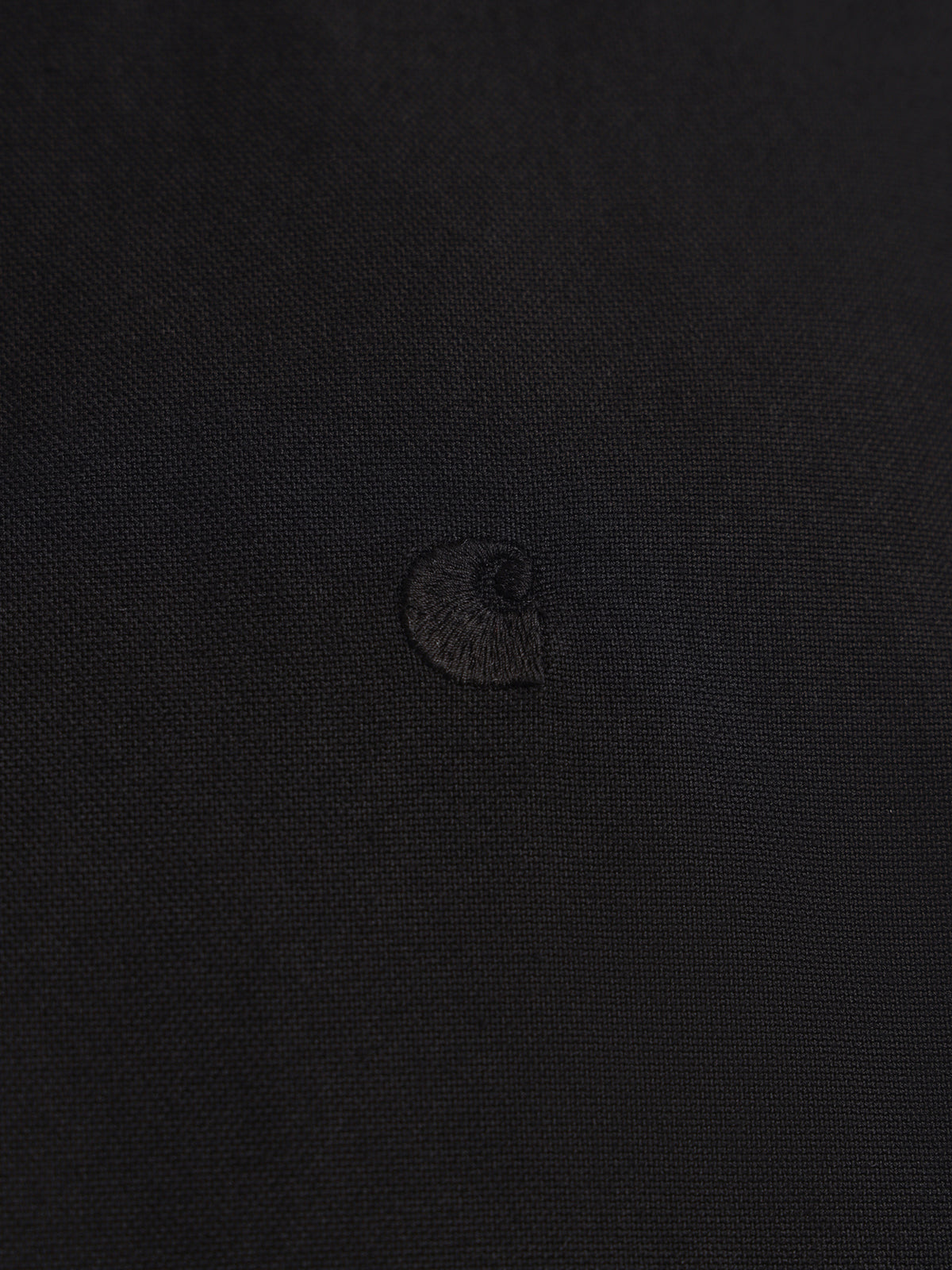 Long Sleeve Bolton Shirt in Black