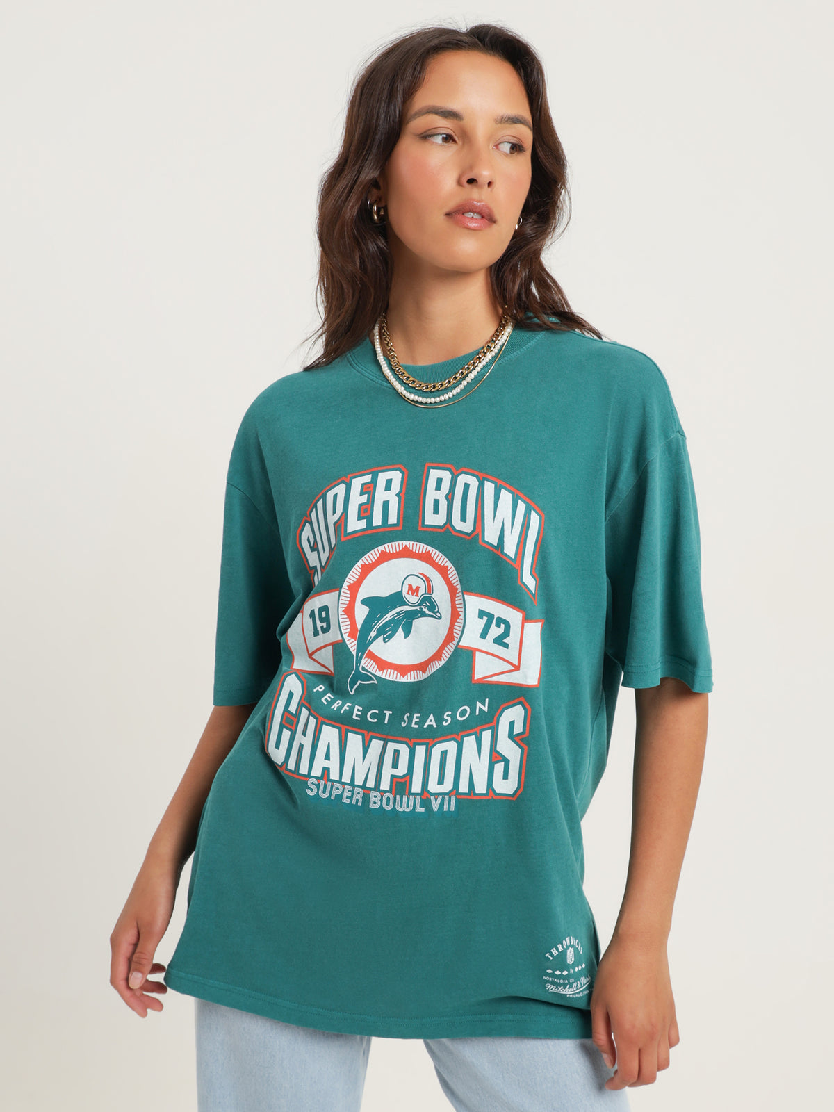 Perfect Season T-Shirt in Faded Teal