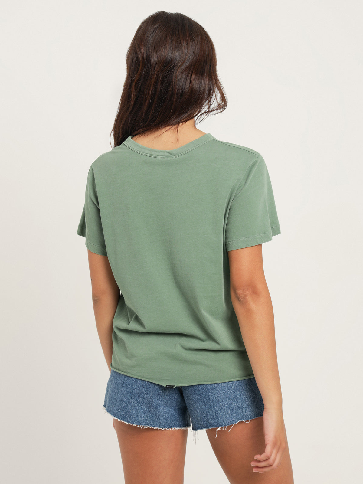 Stack Relaxed Fit T-Shirt in Comfrey Green
