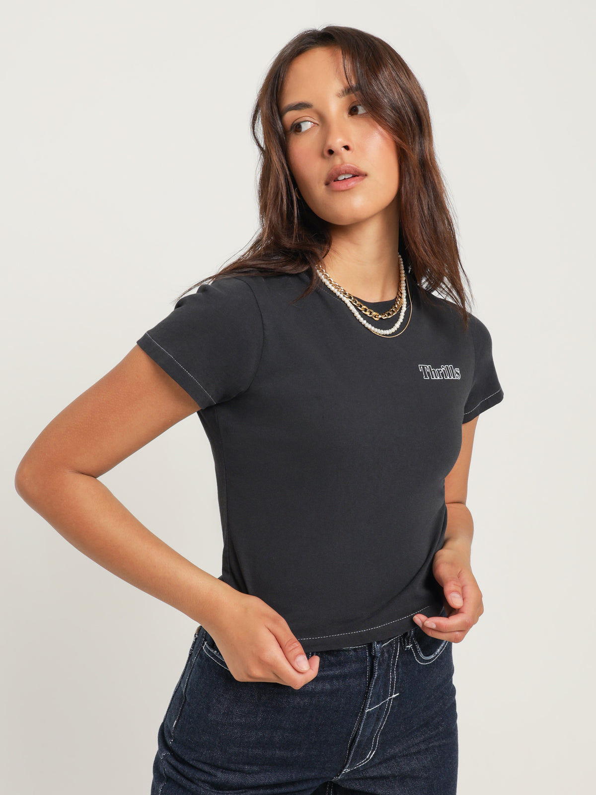Realize Mini T-Shirt in Washed Black