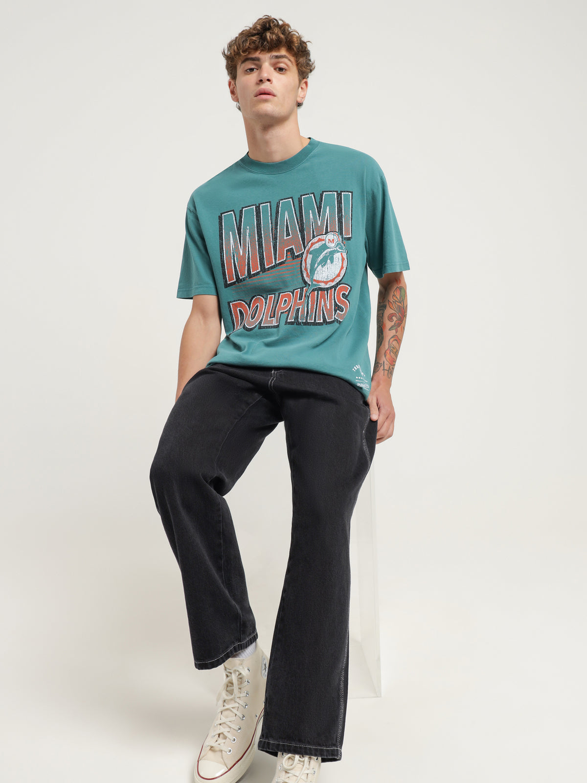 Incline Stack T-Shirt in Teal
