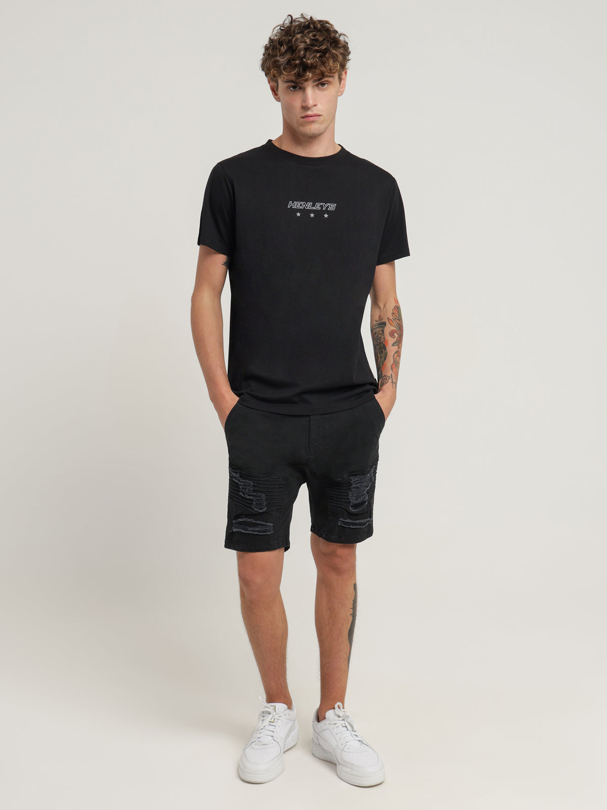 Rival Reflective T-Shirt in Black