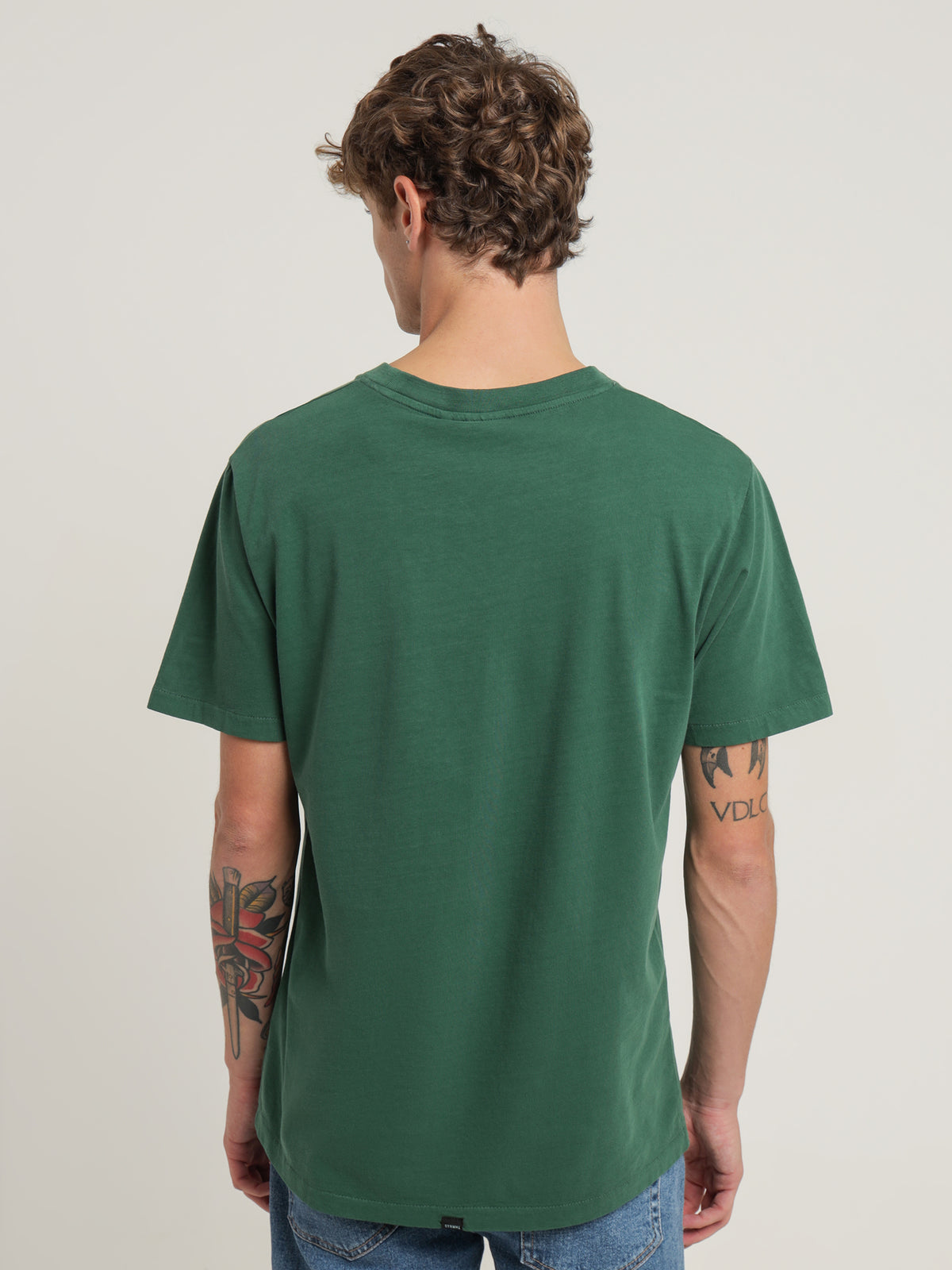 Minimal Thrills Merch Fit T-Shirt in Mallard Green