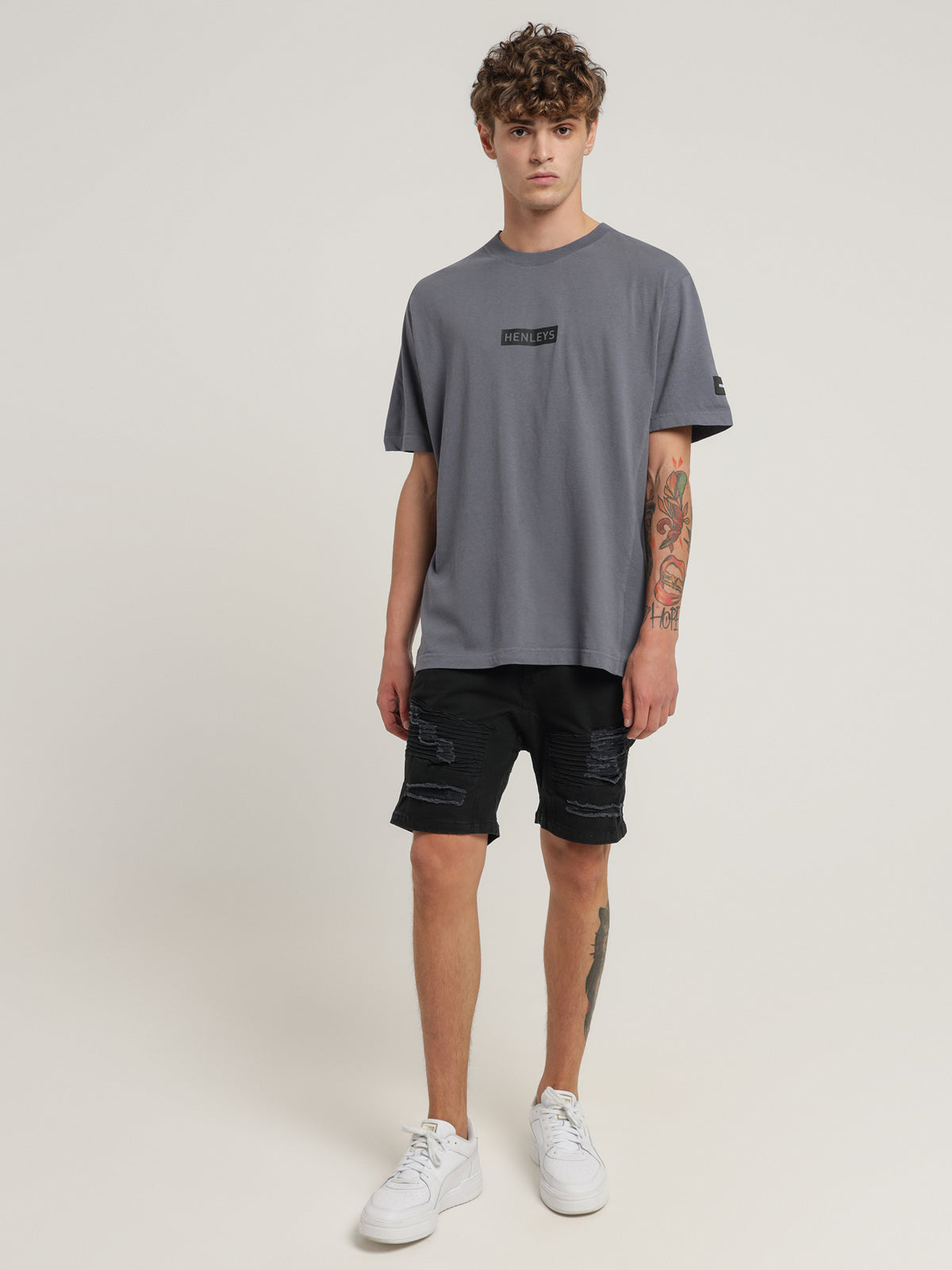 Henleys Falcon Moto Short | Black