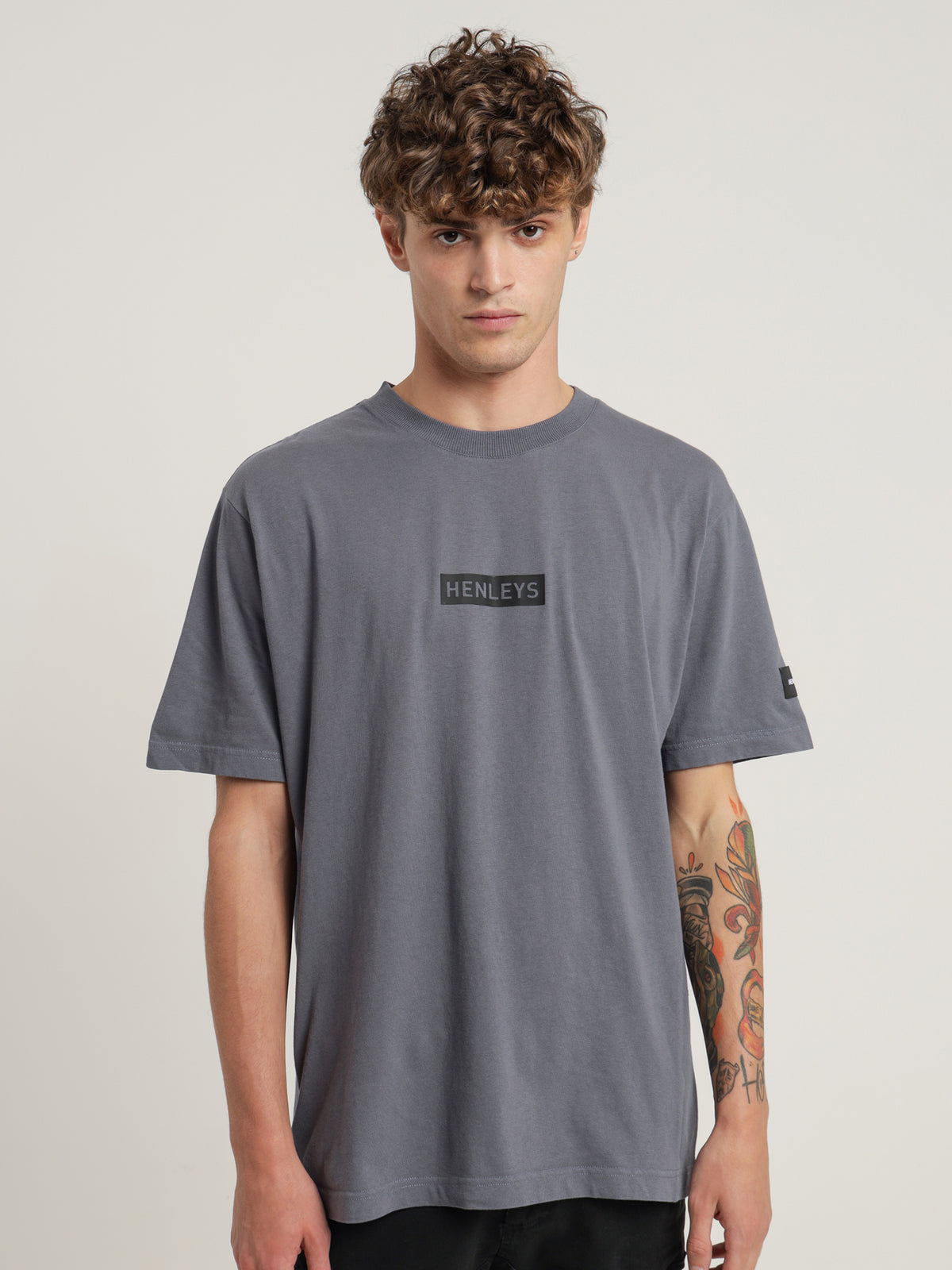 Micro Staple T-Shirt in Slate