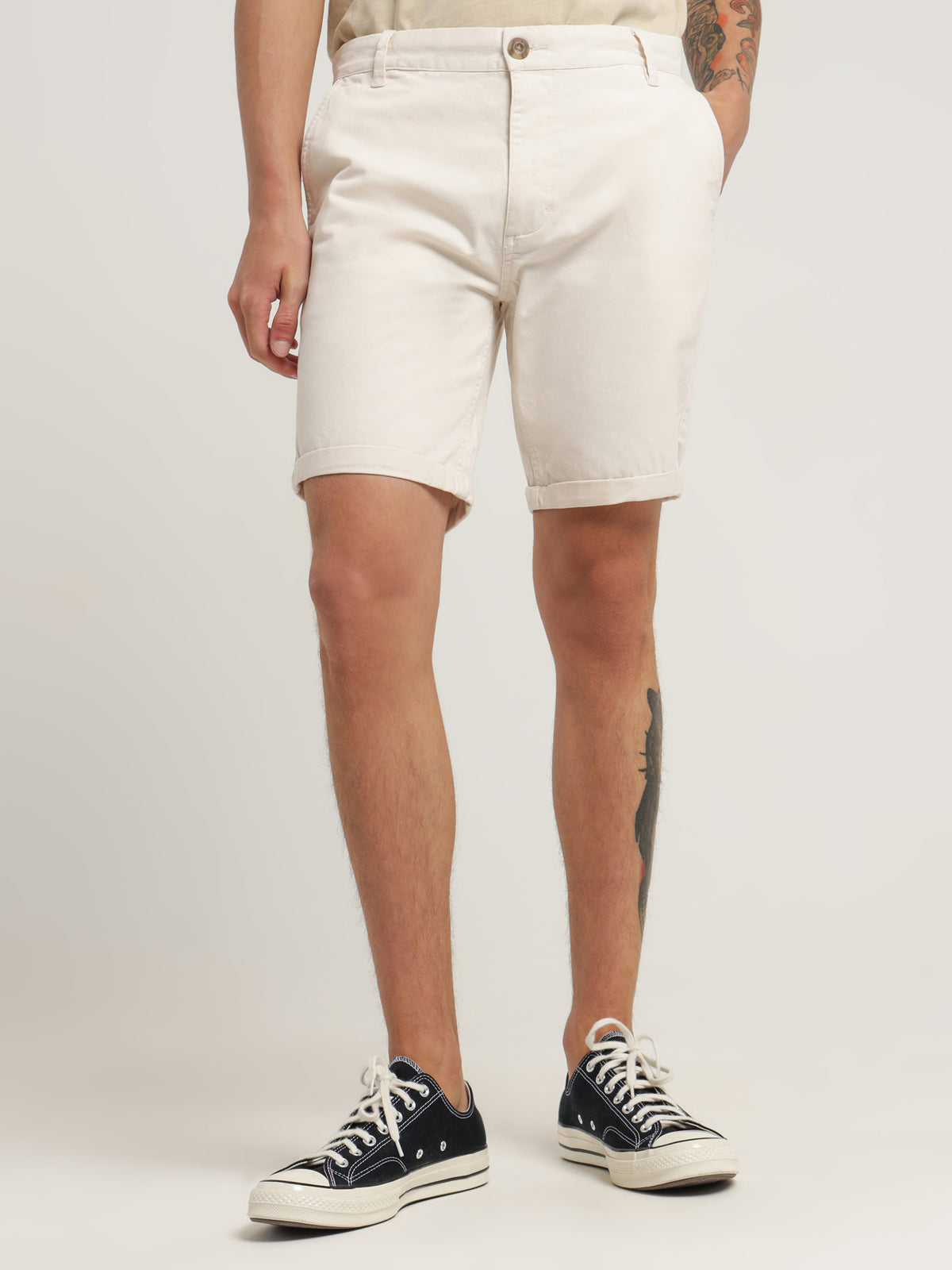 Article One Ellis Chino Short | Chalk