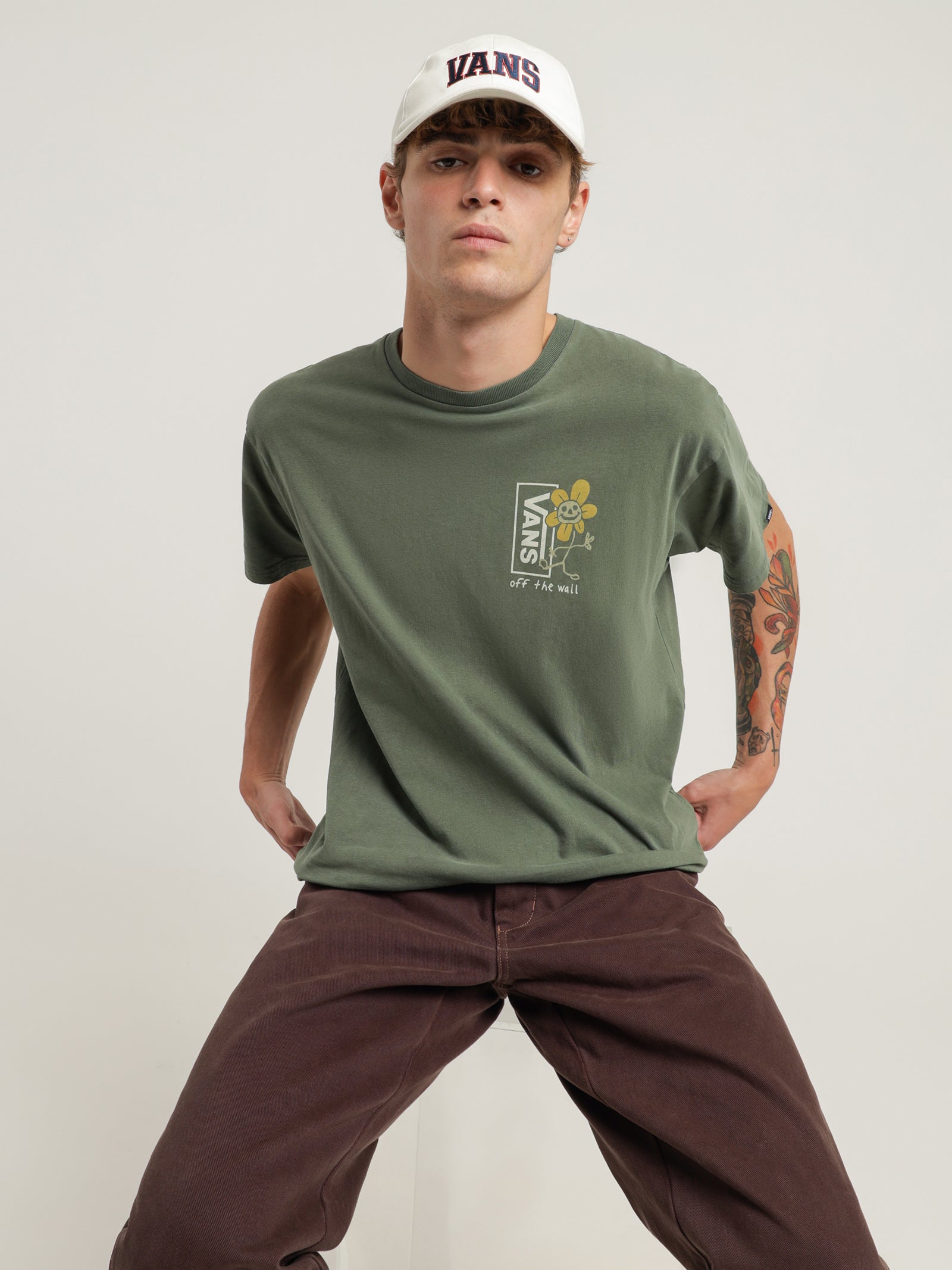 Trippy Grin Floral T-Shirt