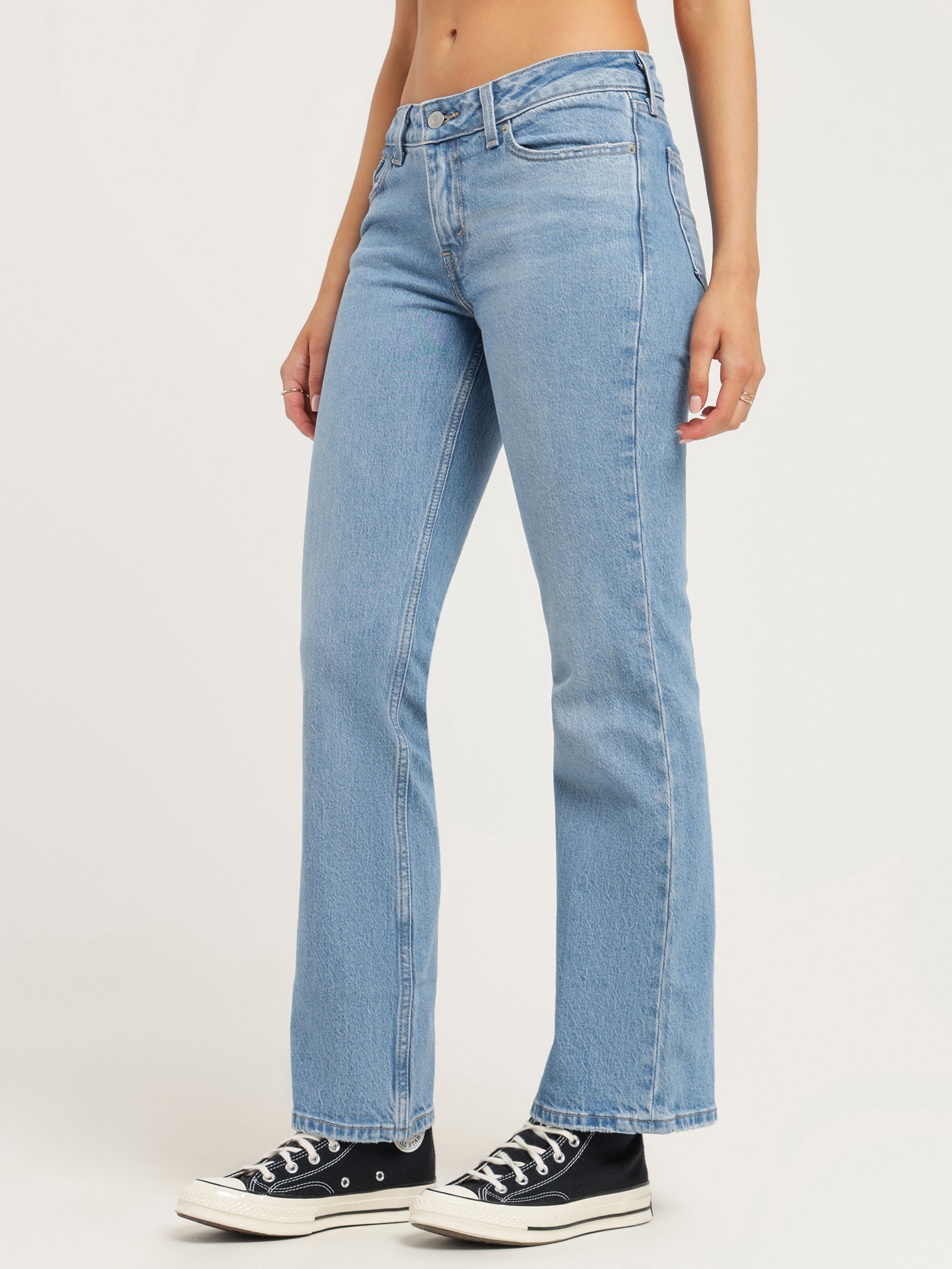 Low Pitch Boot Cut Jeans