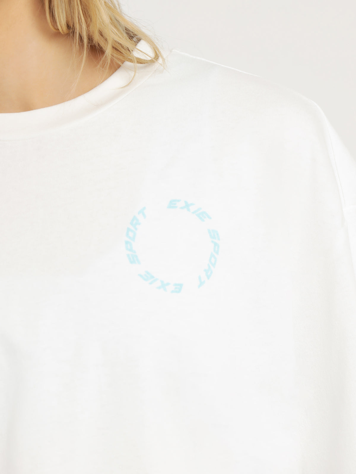 Garcon T-Shirt in White &amp; Blue