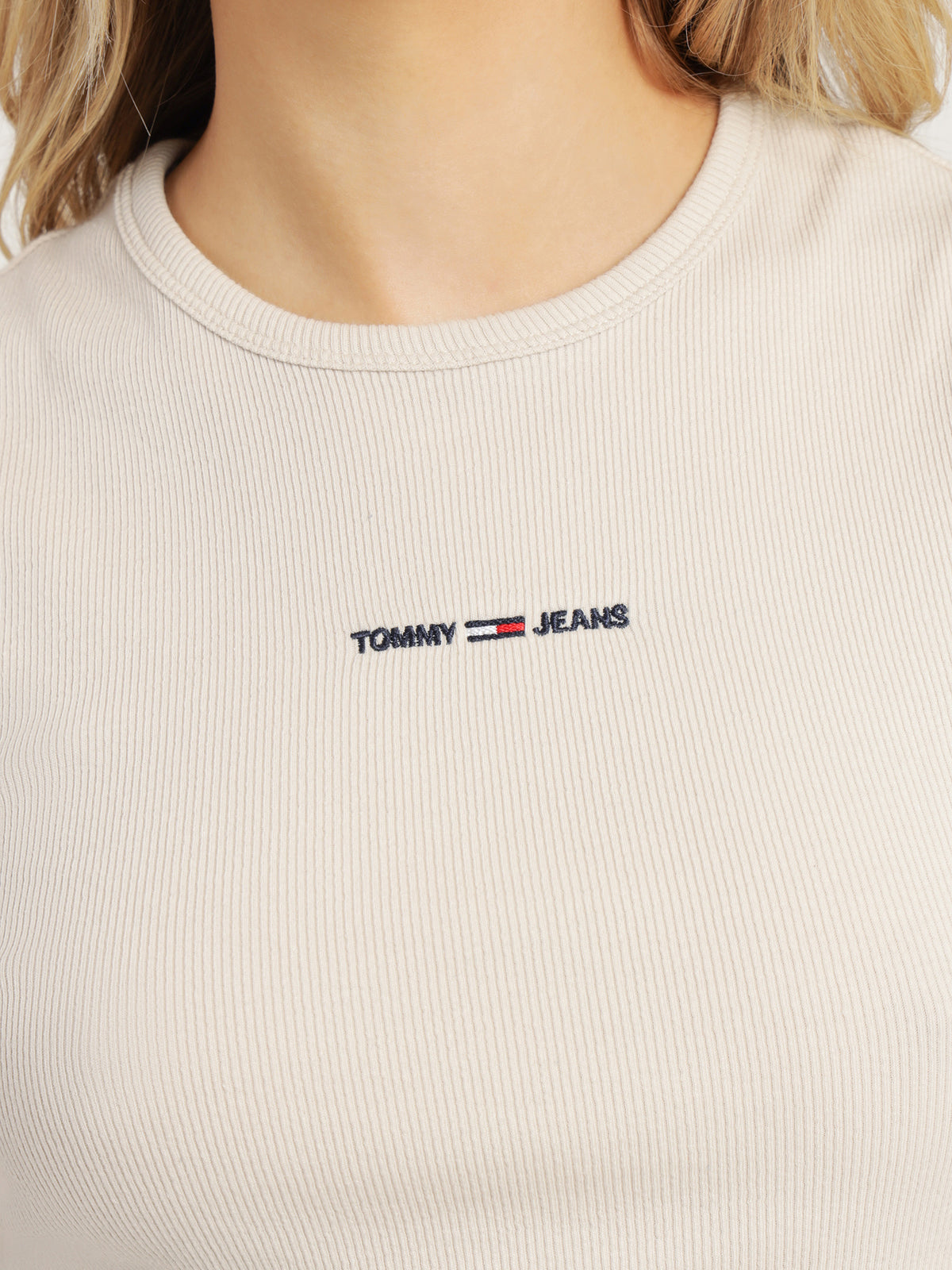Crop Tiny Tommy Tank in Stone