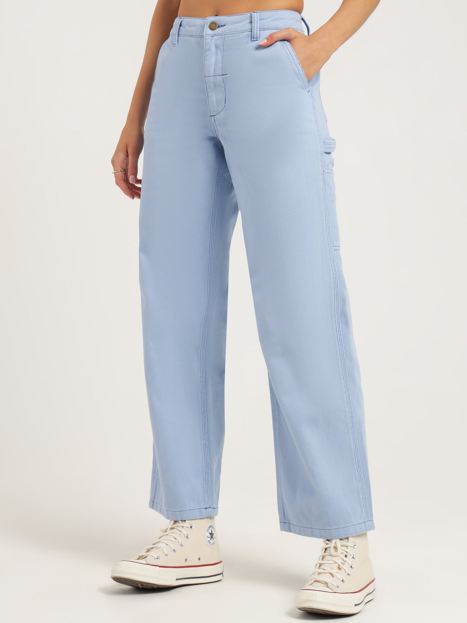 Kalinga Ashok Amiri Art Patch Jeans Blue Disc Brake Top Cycles