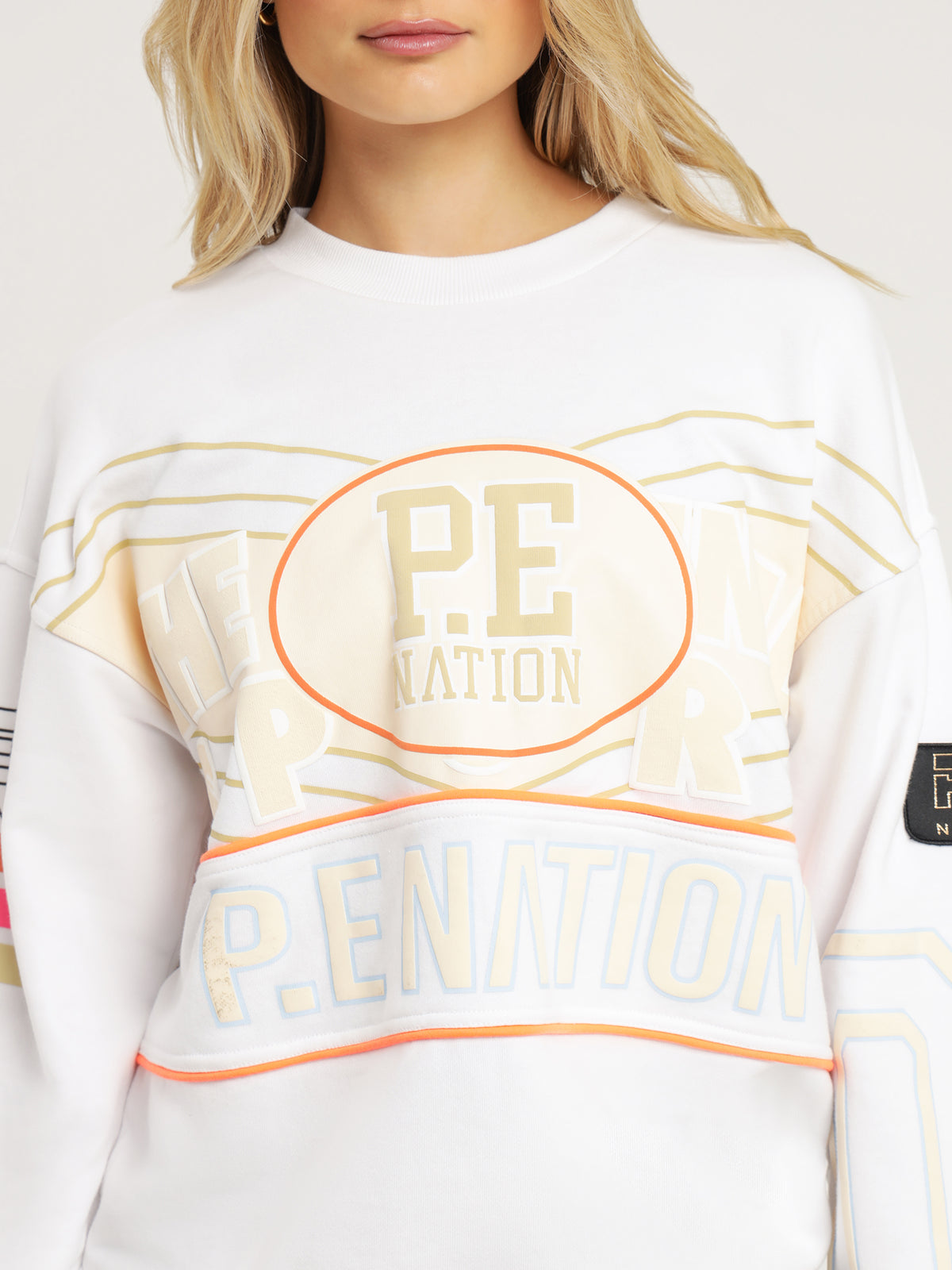 Pe Nation Rogue Sweat | Optic White