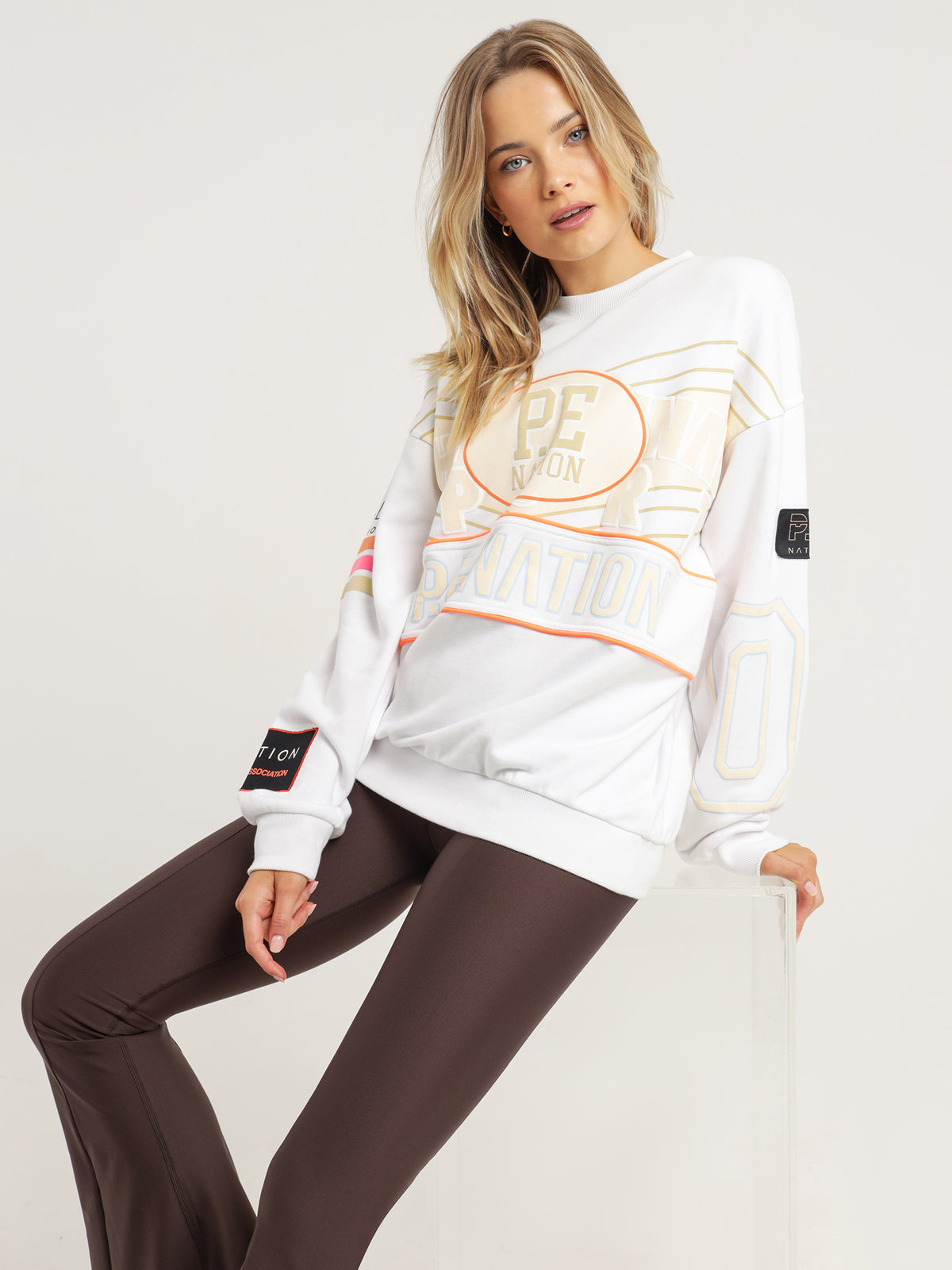 Pe Nation Rogue Sweat | Optic White