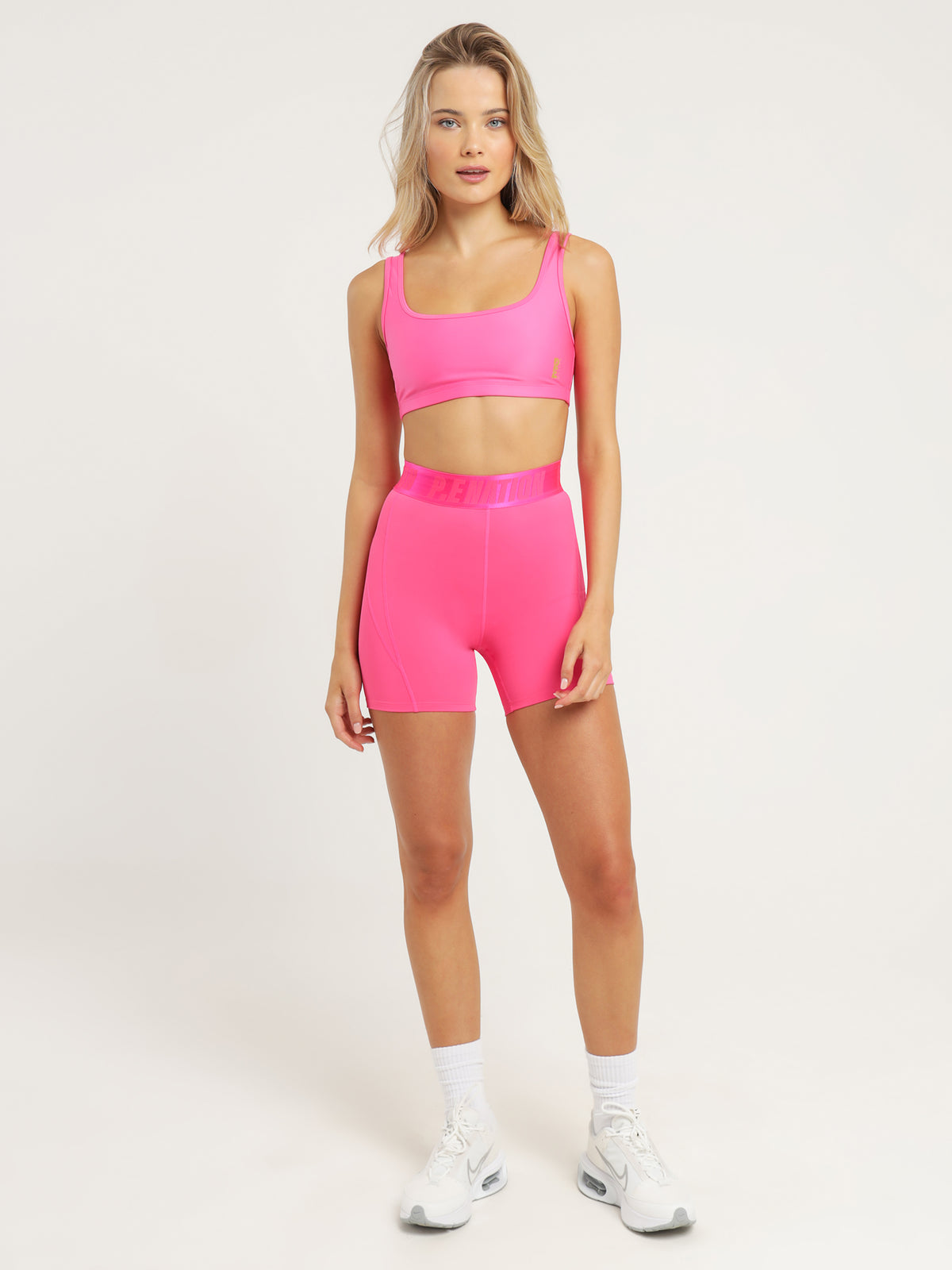 Intuitive Bike Shorts in Pink Glo