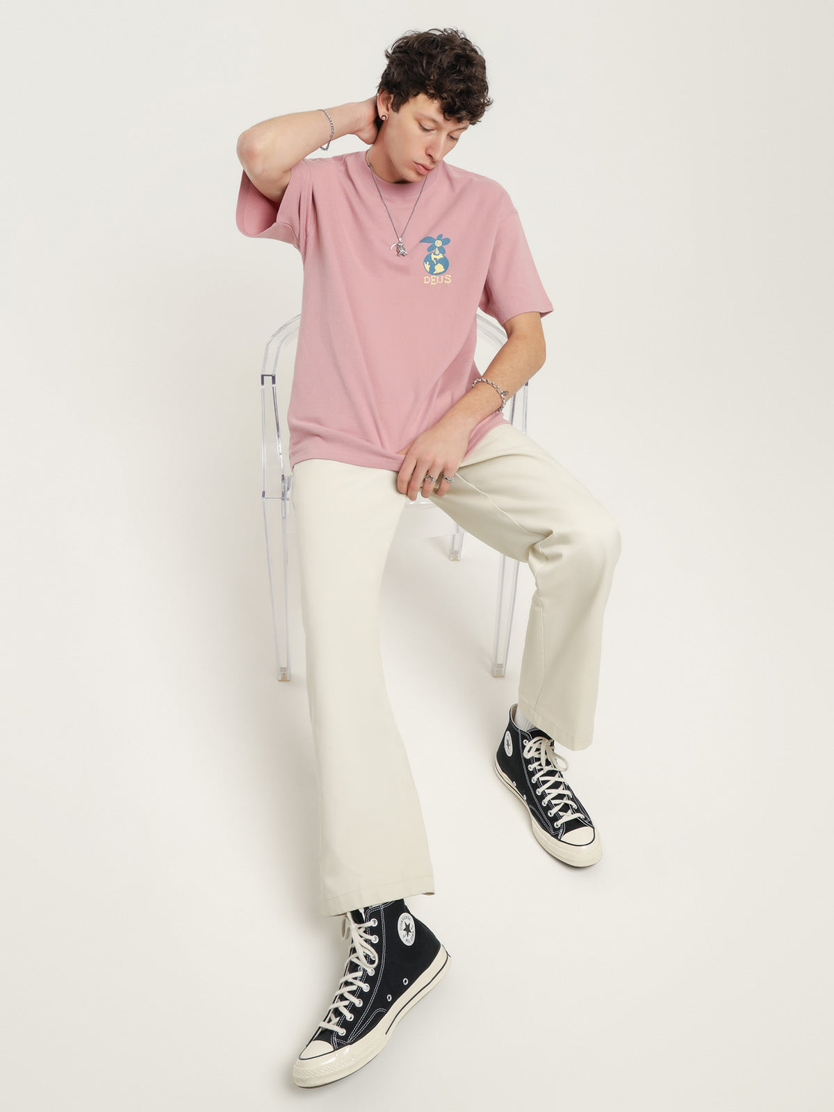 Thump T-Shirt in Zephyr Pink