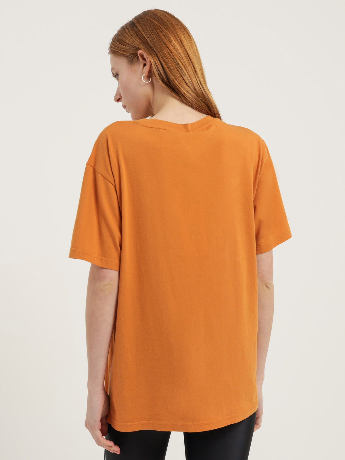 Heads Up T-Shirt in Golden Oak Orange
