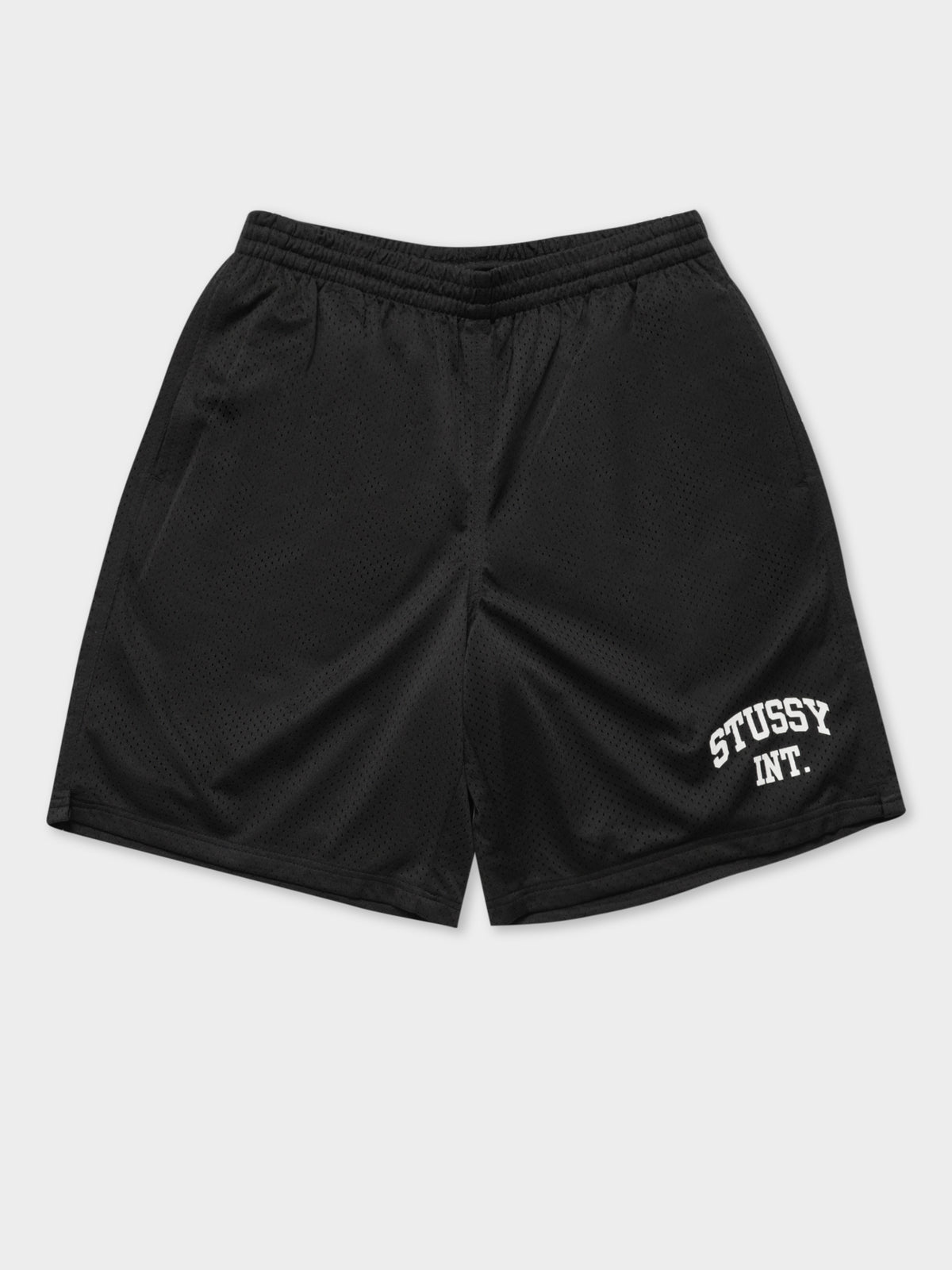 Stussy Athletics Mesh Shorts in Black