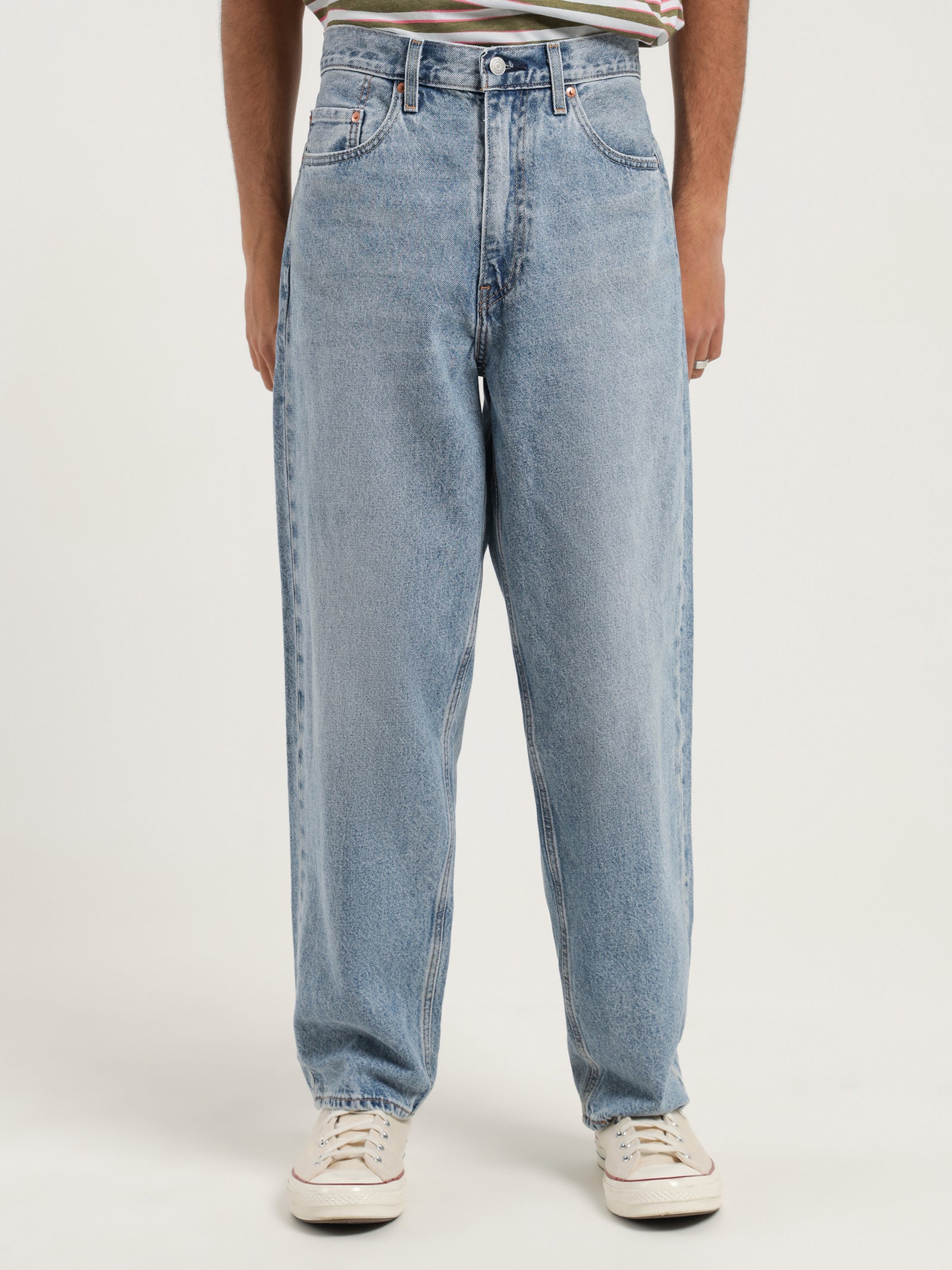 Stay Baggy Taper Jeans - Main Image