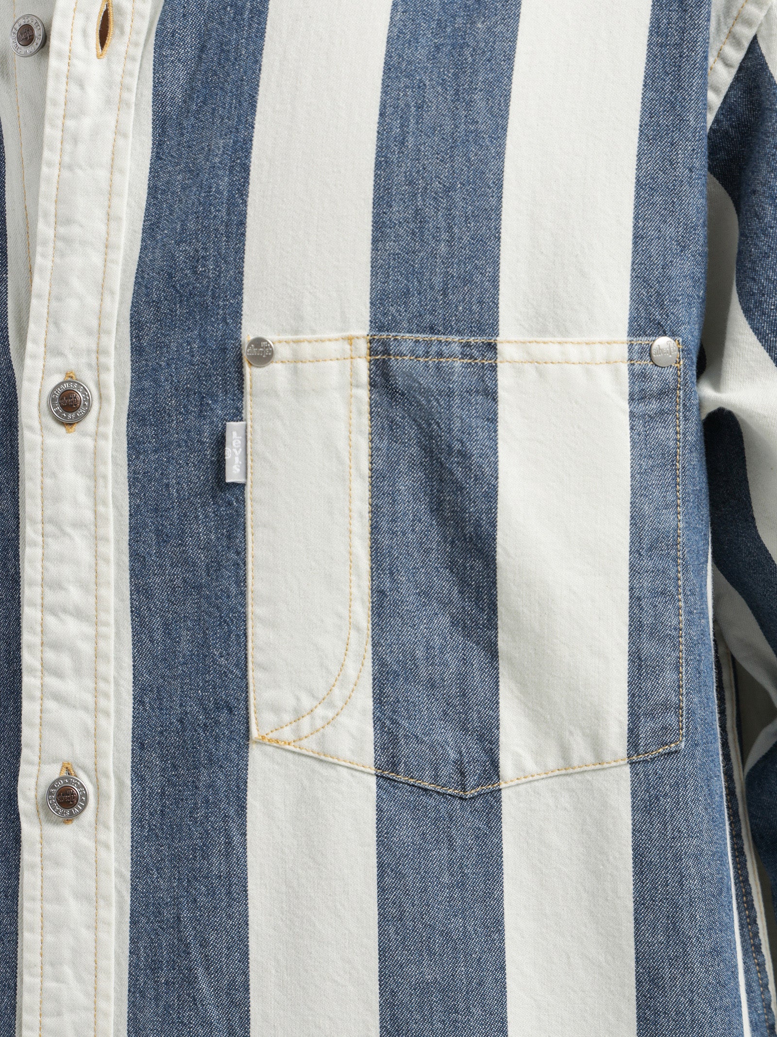 Silvertab Oversized One Pocket Shirt