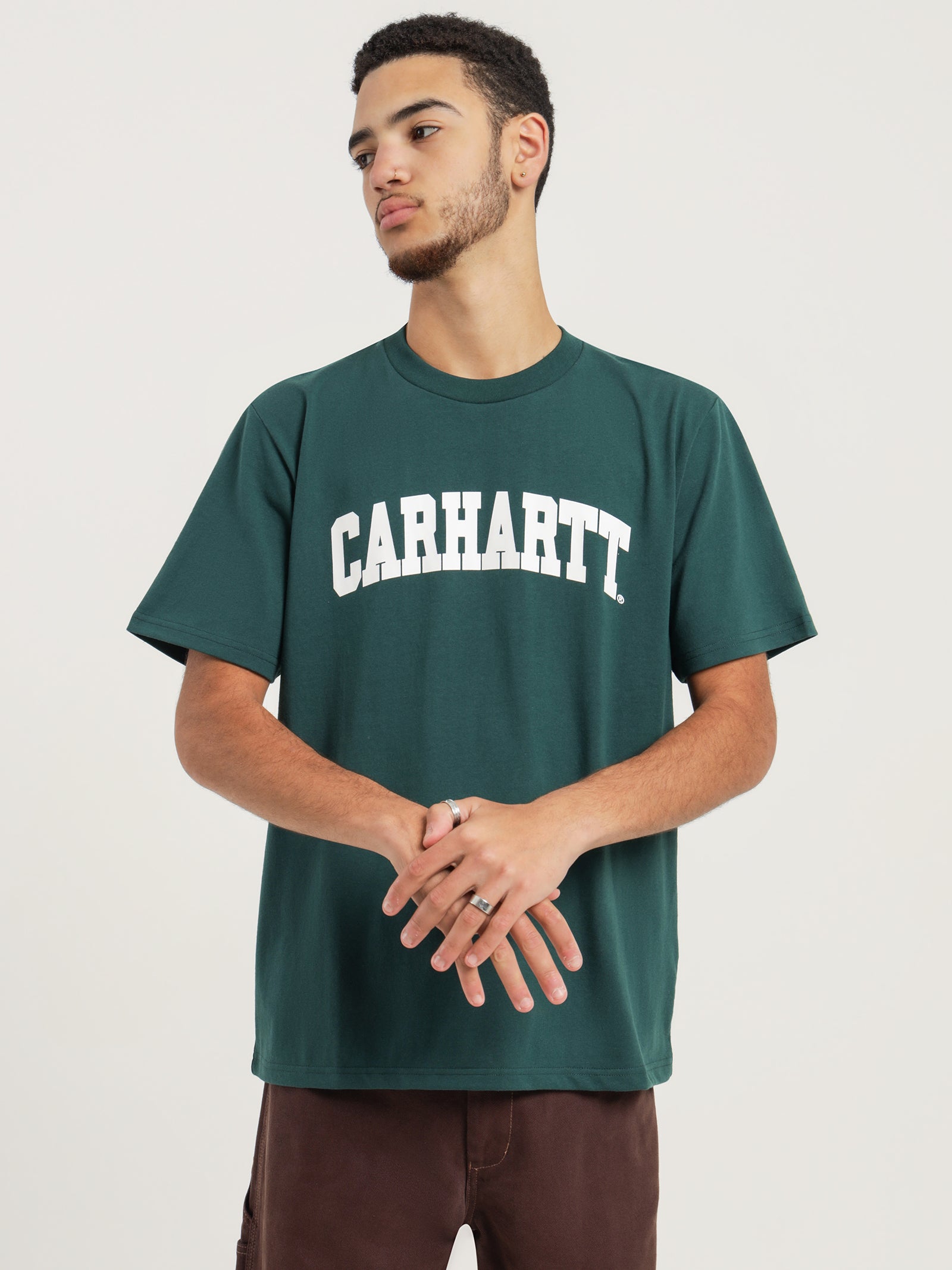 Short Sleeve University Script T-Shirt