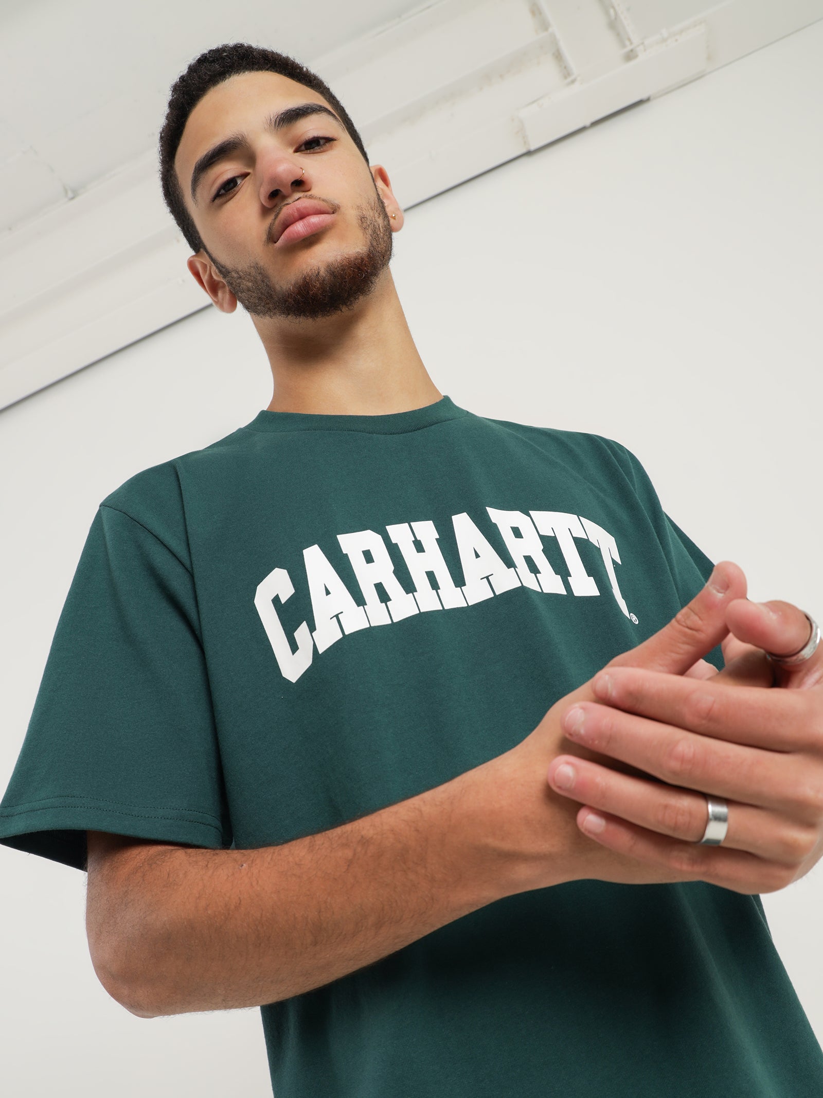 Short Sleeve University Script T-Shirt