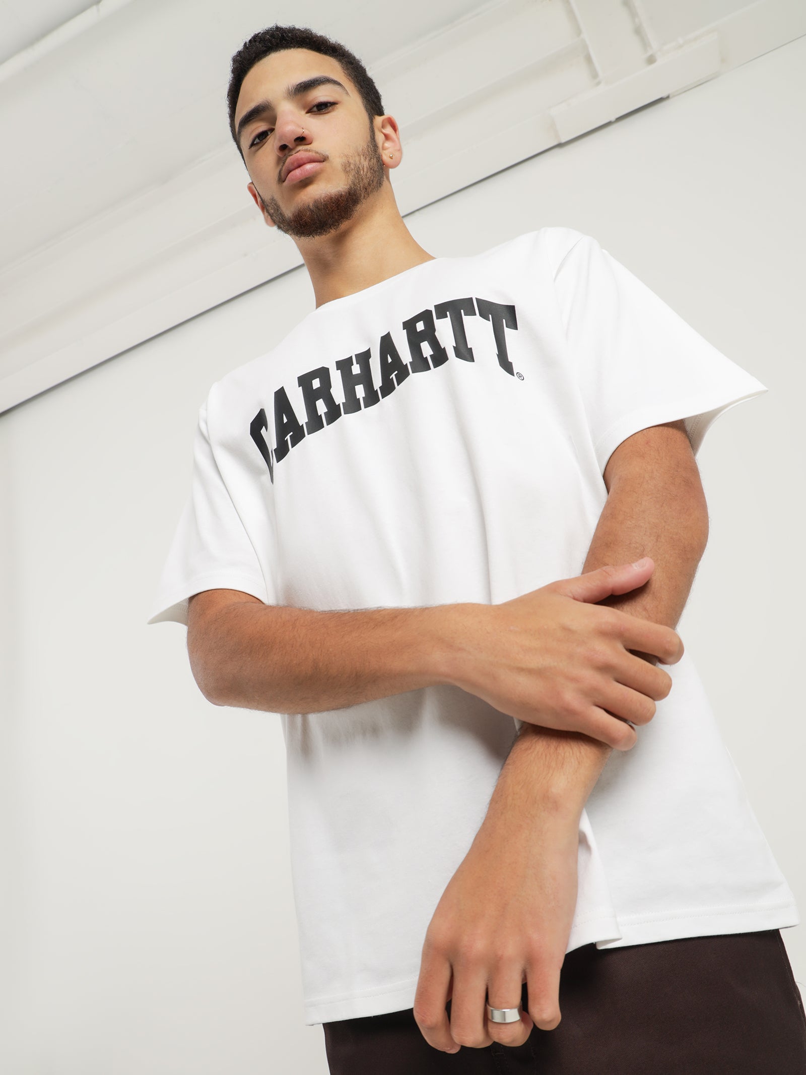 Short Sleeve University Script T-Shirt