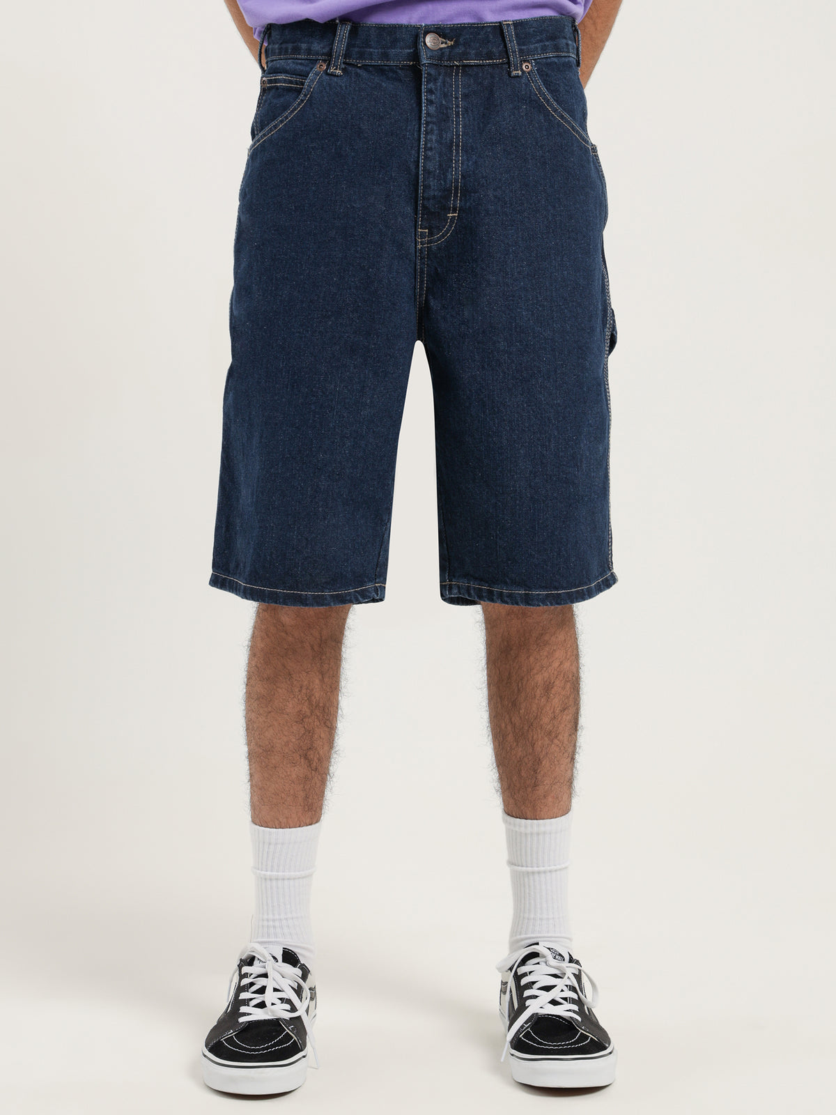 11&quot; Relaxed Fit Denim Shorts in Indigo