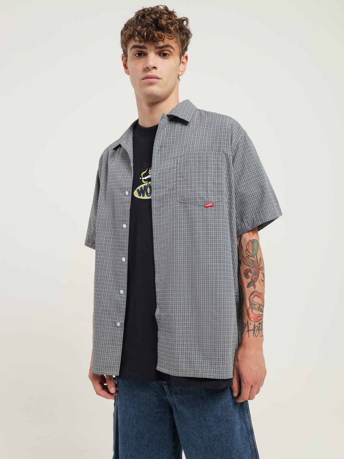 Fly Blown Short Sleeve Shirt in Check