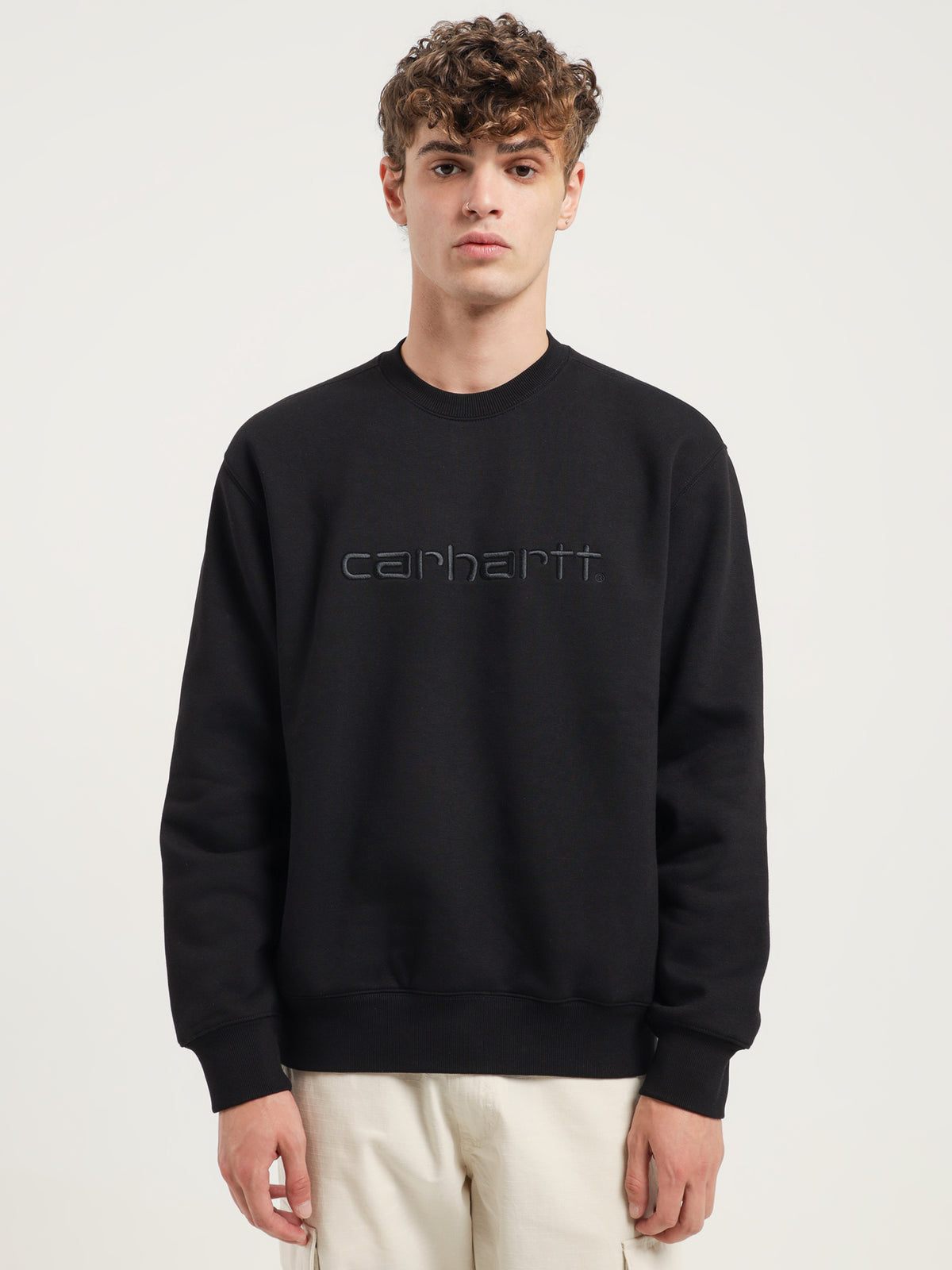 Carhartt Wip Crew Sweatshirt | Black