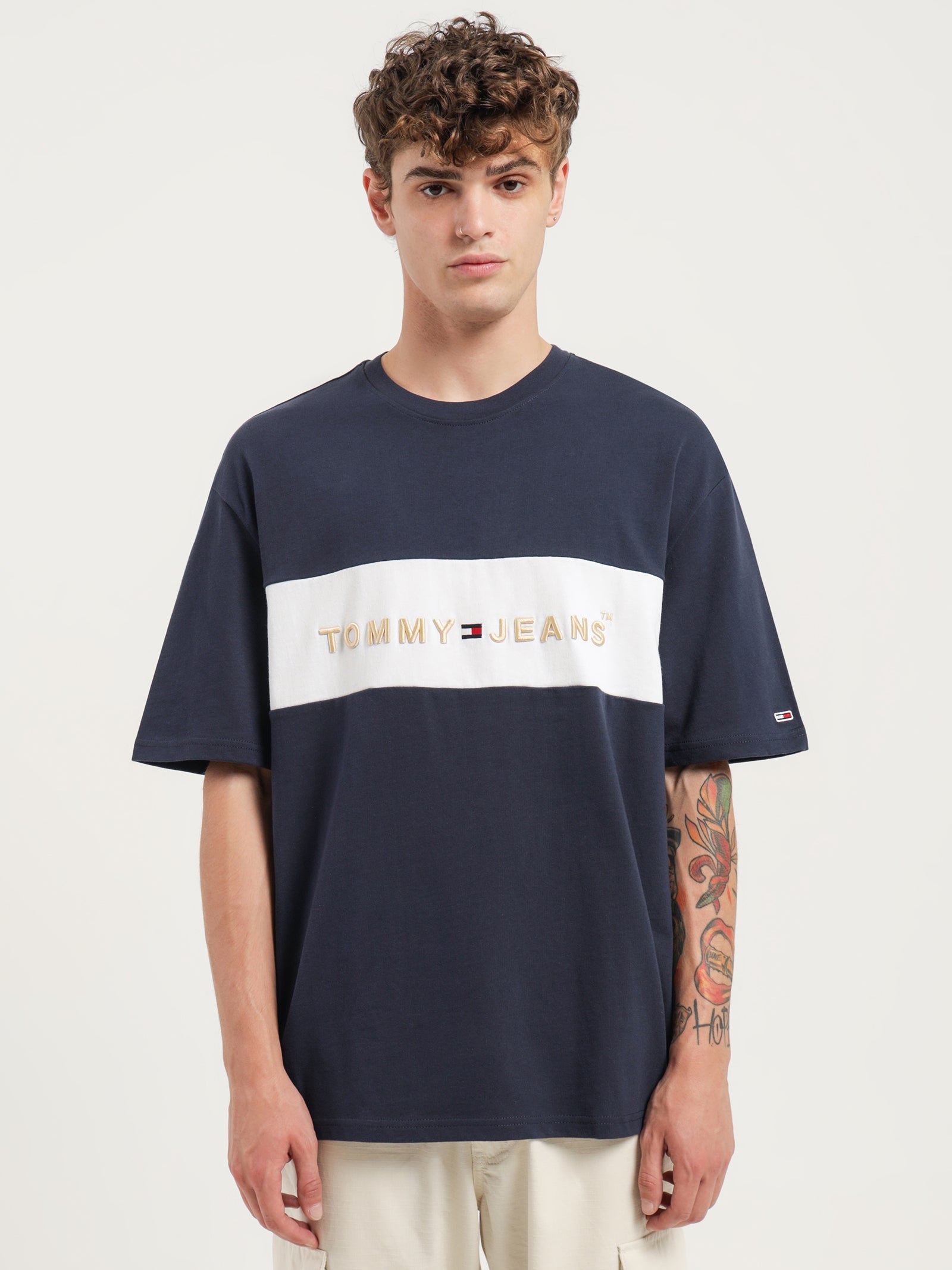 Logo Colour Blocked T-Shirt