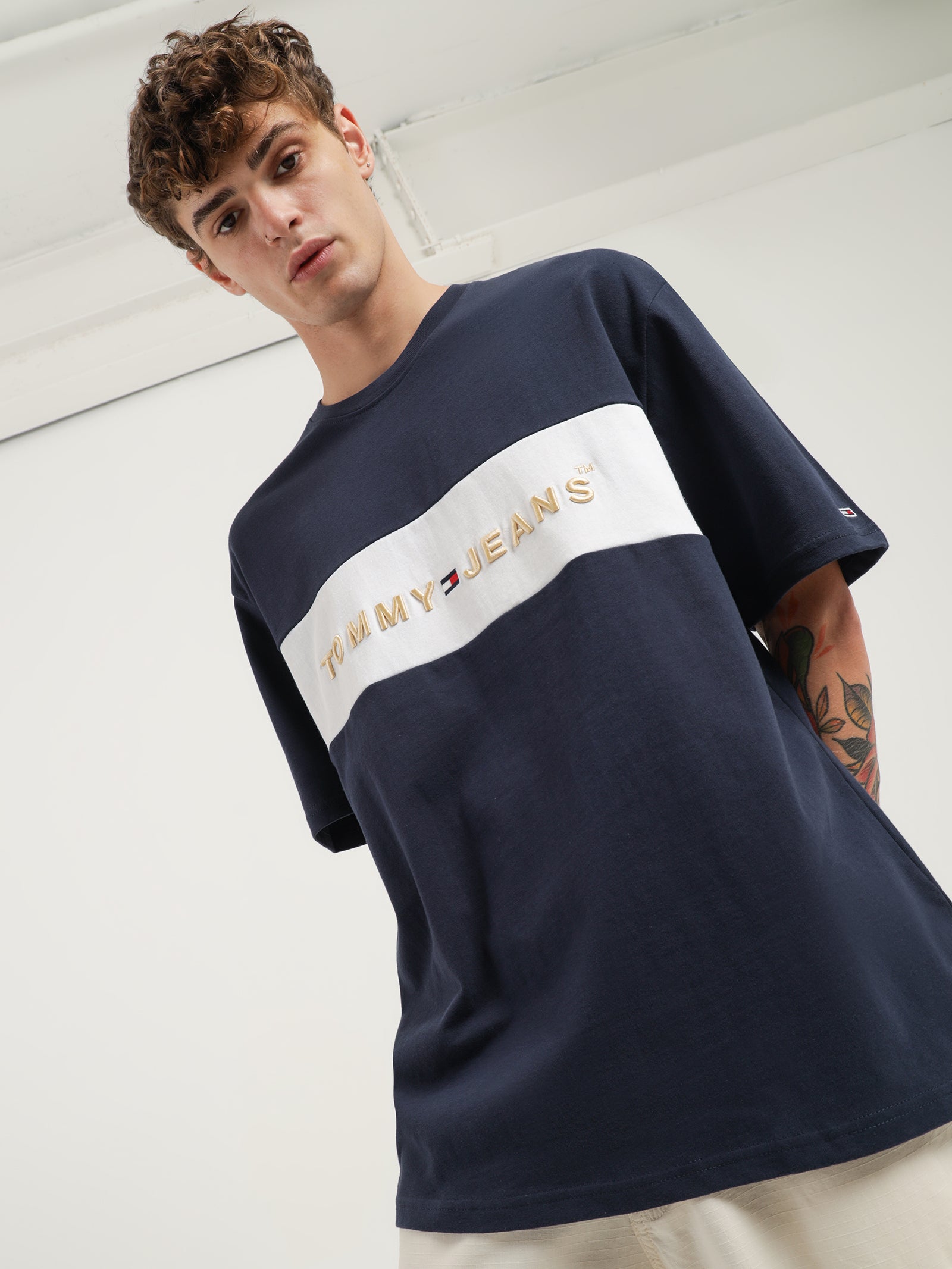 Logo Colour Blocked T-Shirt