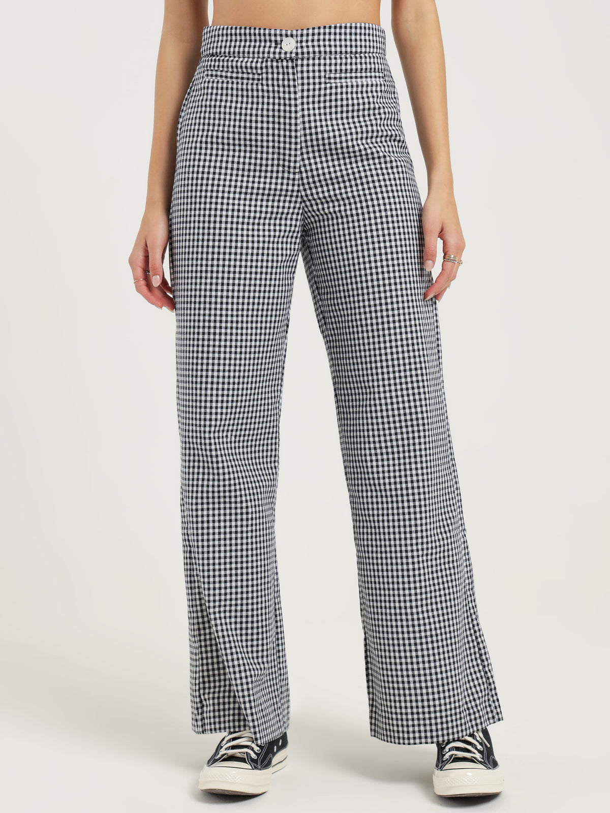 Tully Pants in Black Gingham