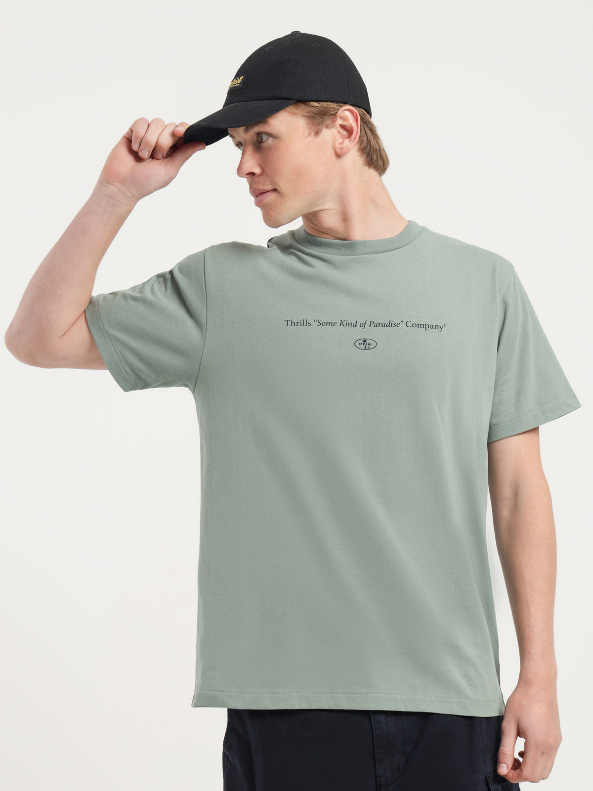 Some Kind of Paradise Merch Fit T-Shirt in Sea Glass