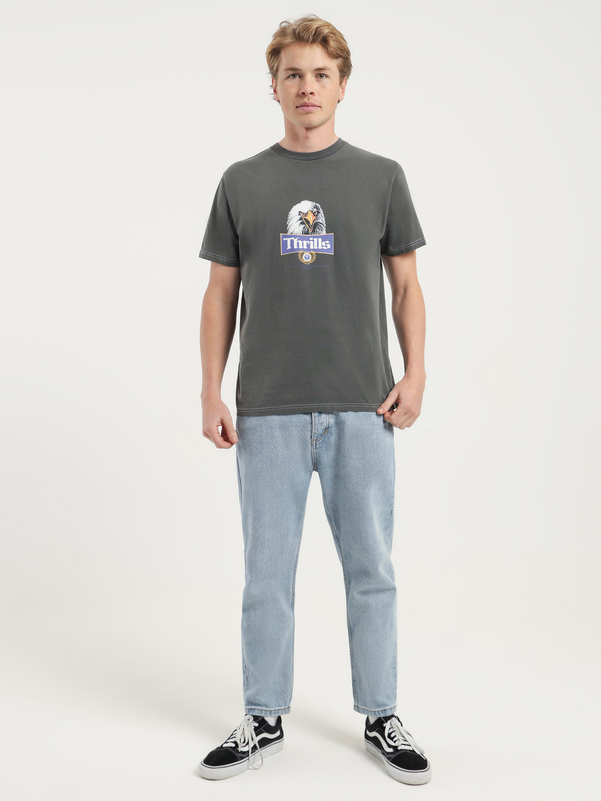 Thrills Rise Above Merch Fit T-Shirt | Black